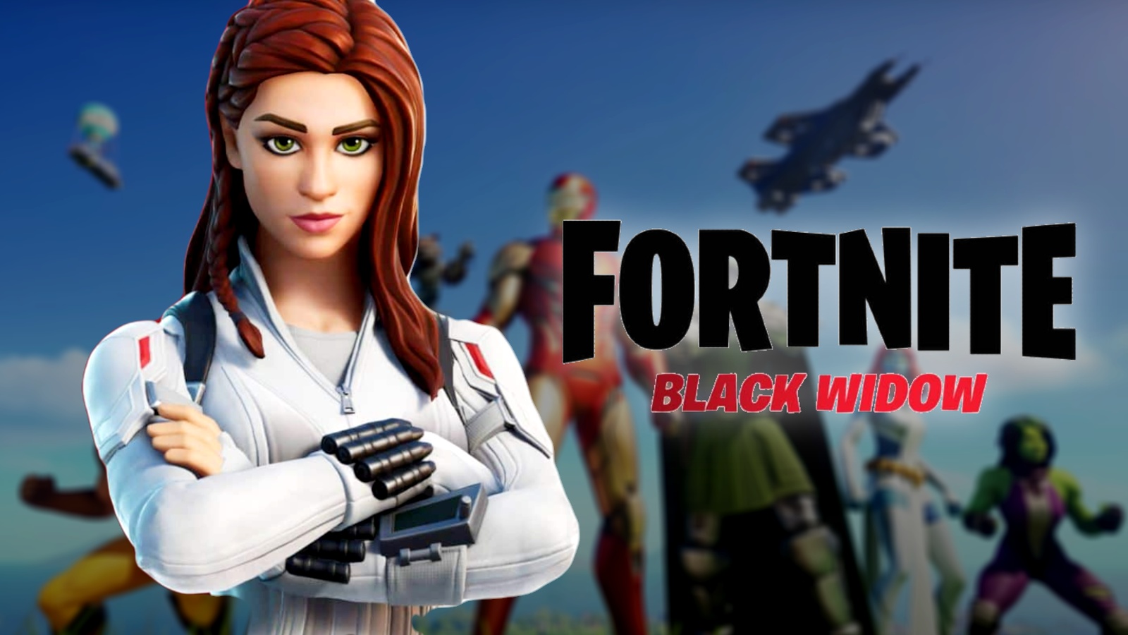 Black Widow Snow Suit Fortnite Wallpapers