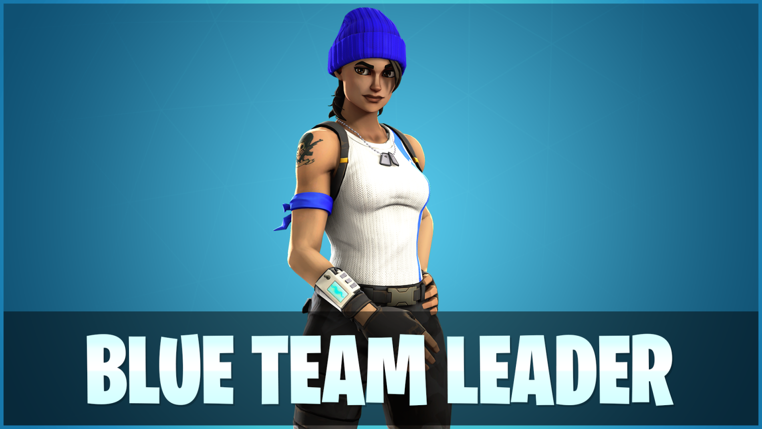 Blue Team Leader Fortnite Wallpapers