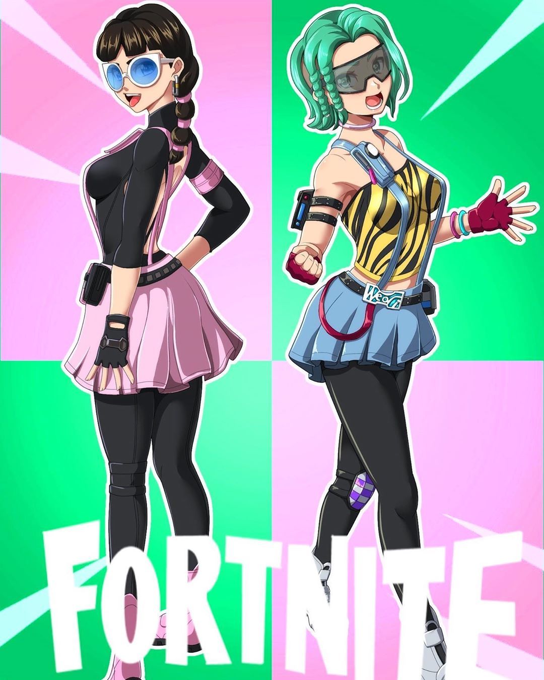 Cameo Vs Chic Fortnite Wallpapers