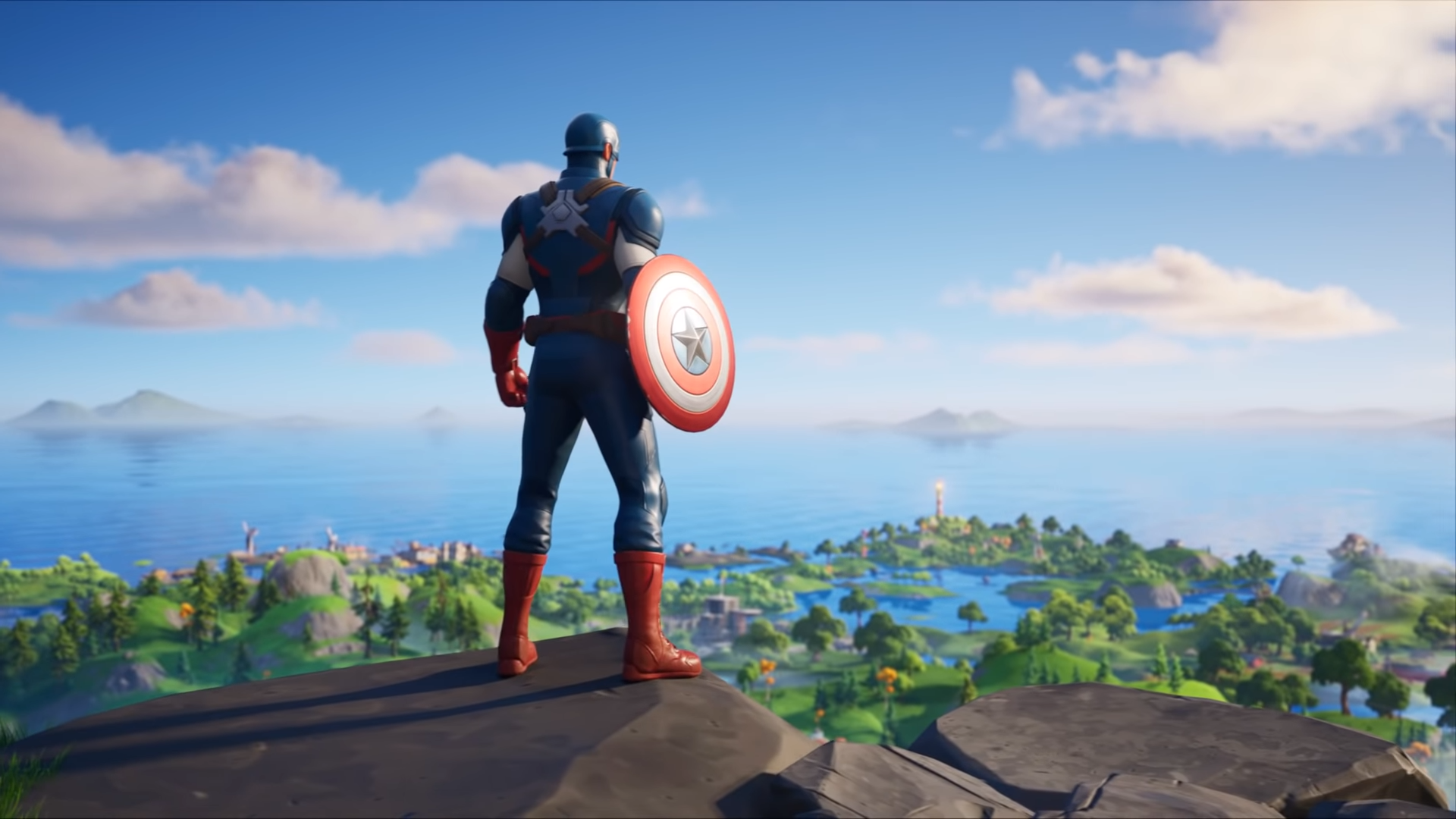 Captain America Fortnite Wallpapers