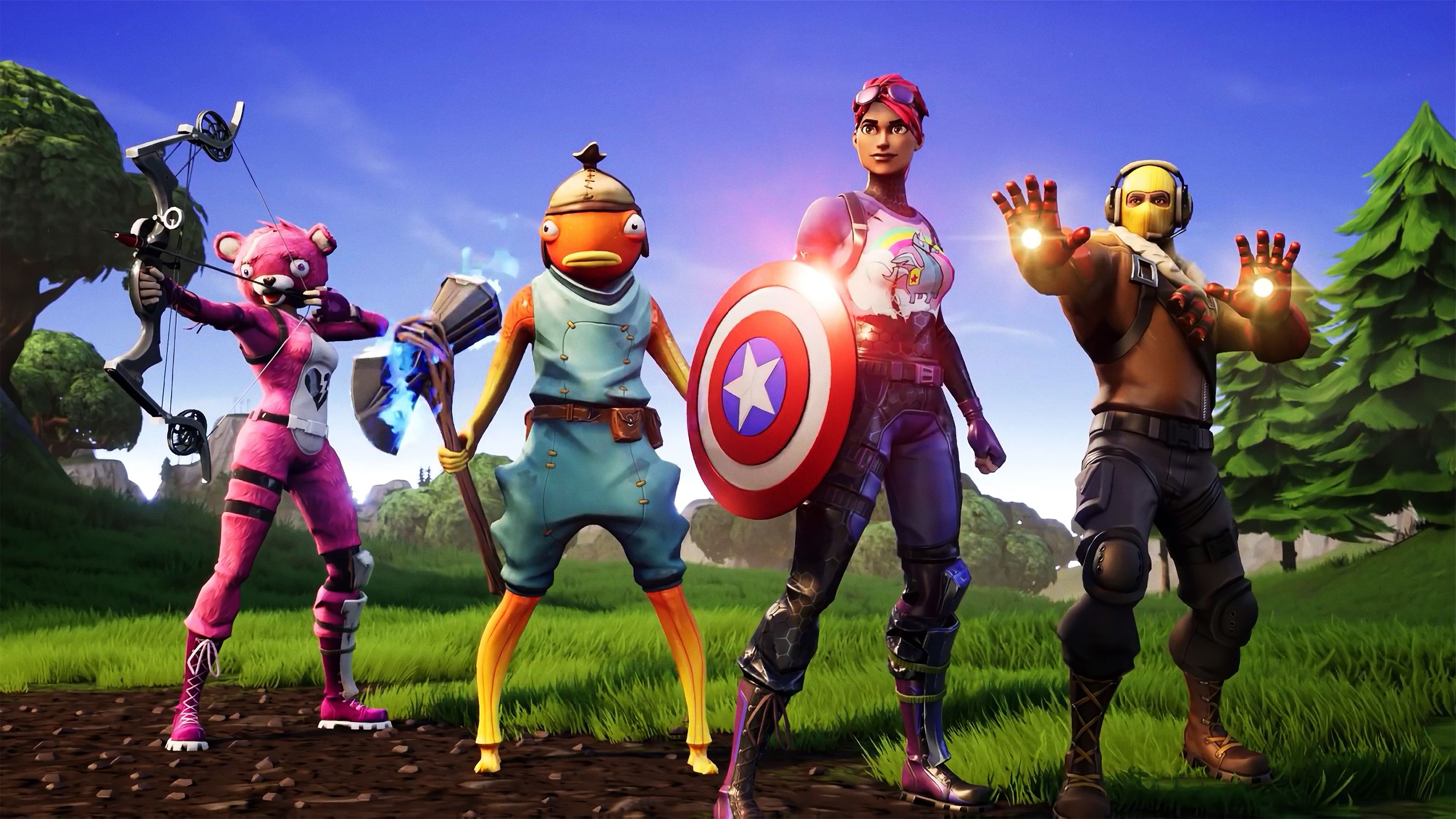 Captain Marvel Fortnite Wallpapers