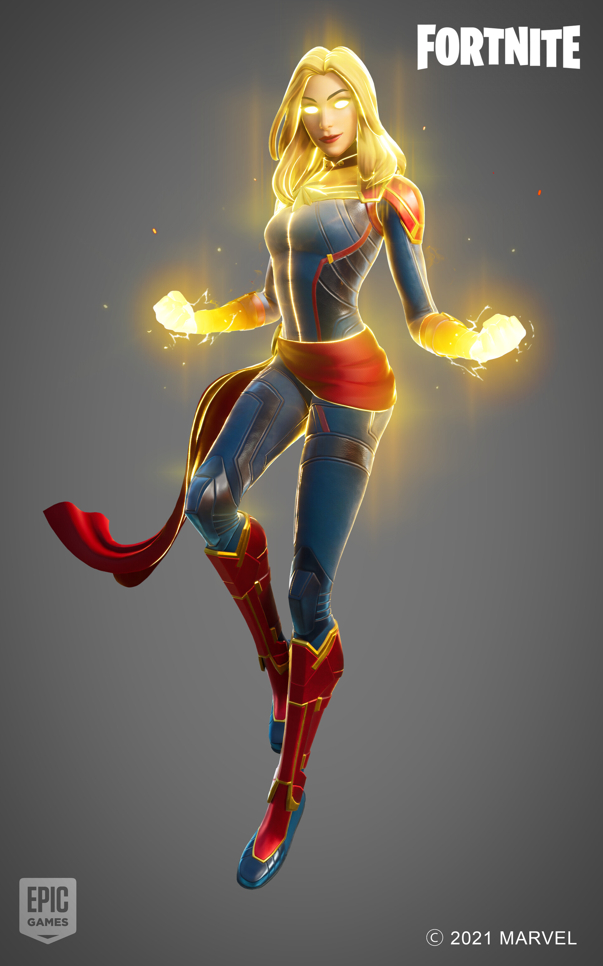 Captain Marvel Fortnite Wallpapers