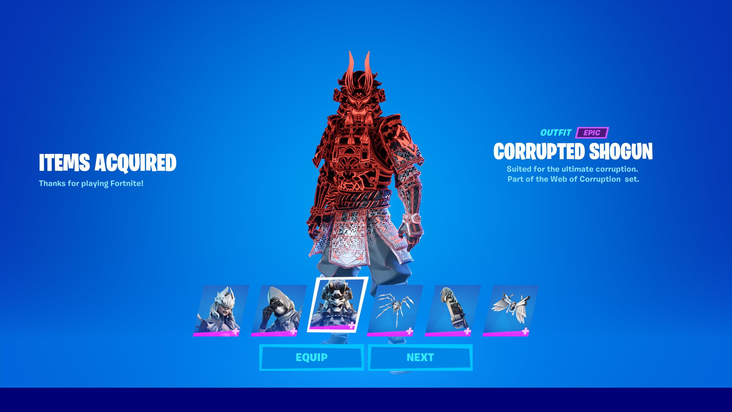 Corrupted Shogun Fortnite Wallpapers