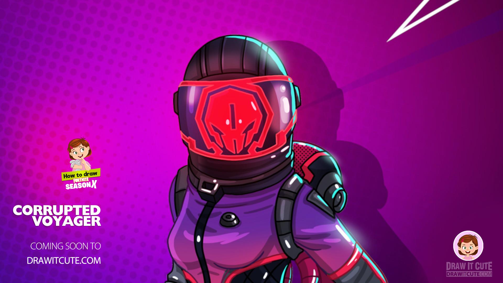 Corrupted Voyager Fortnite Wallpapers