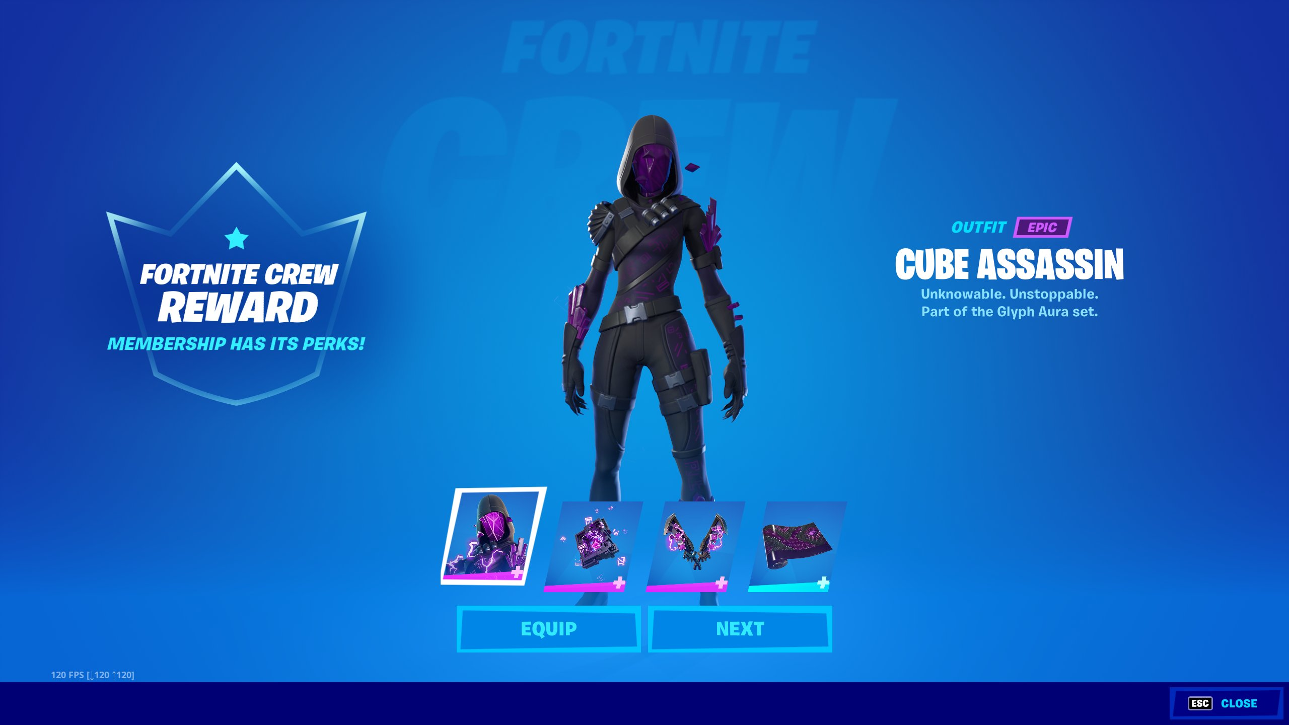 Cube Assassin Fortnite Wallpapers