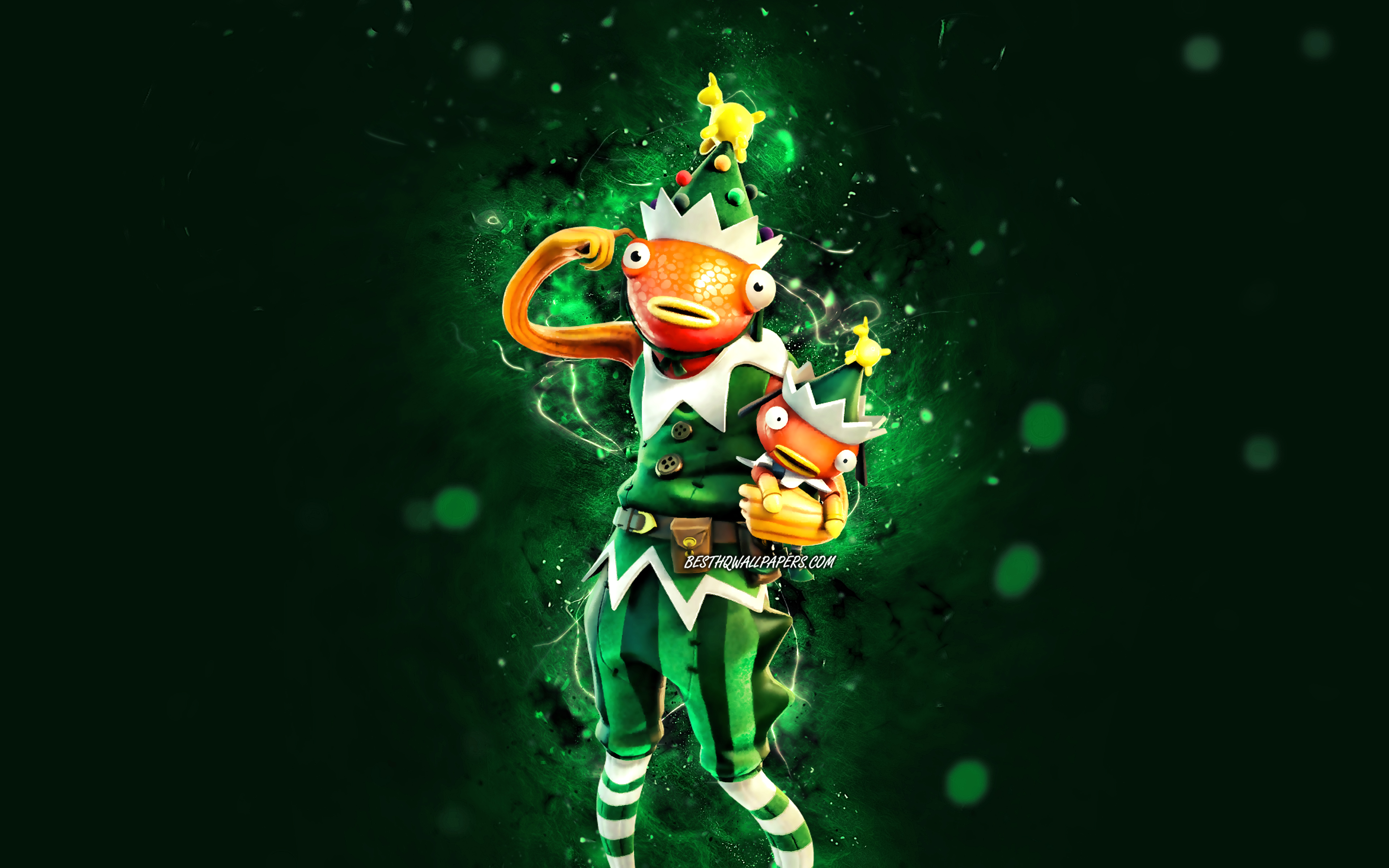 Fa-La-La-La Fishstick Fortnite Wallpapers