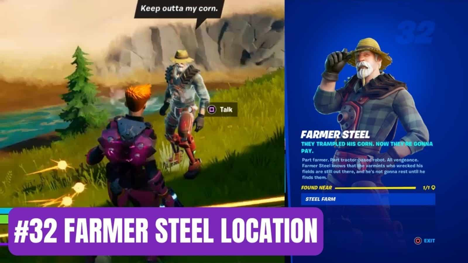 Farmer Steel Fortnite Wallpapers