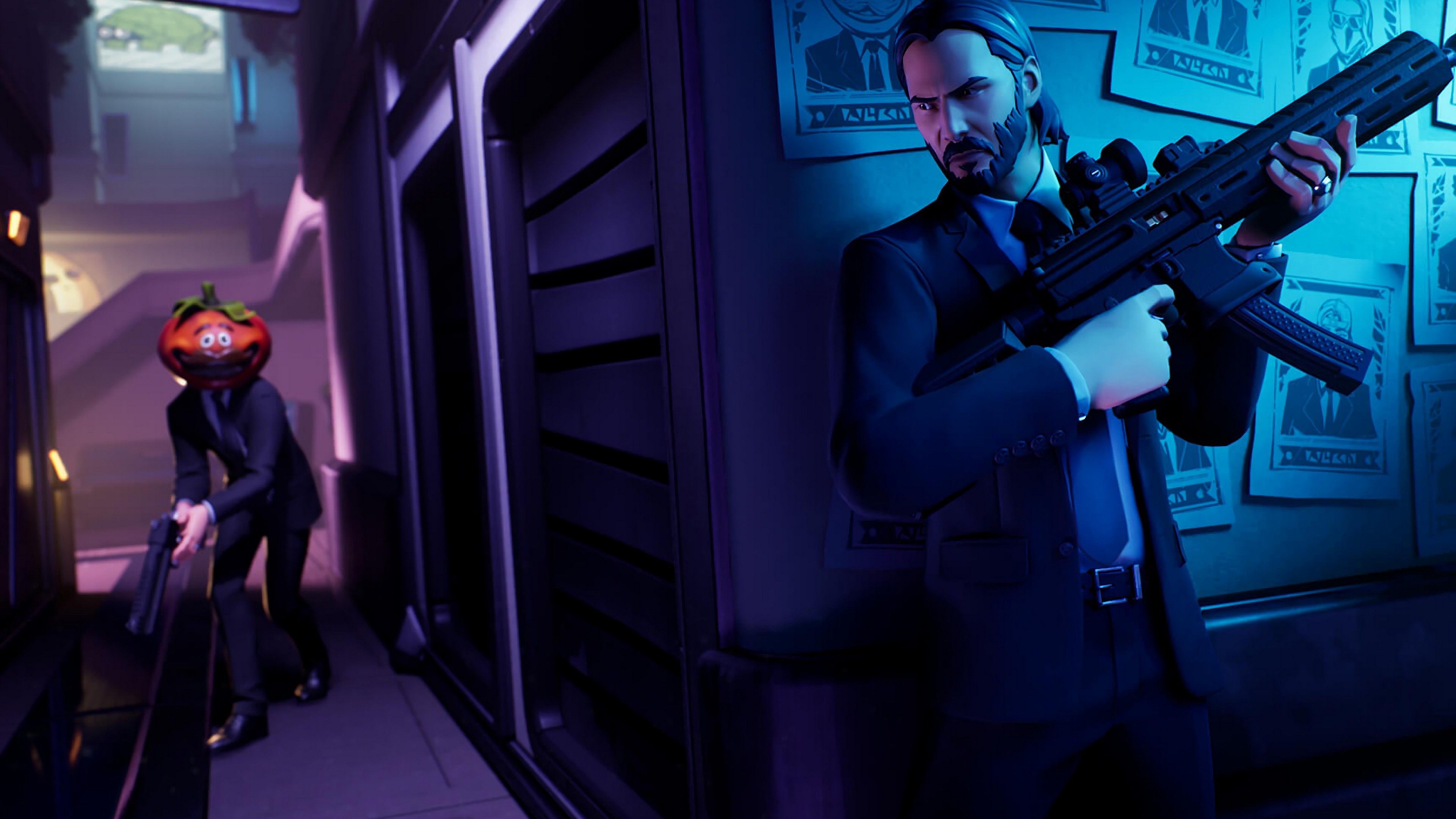 Fortnite John Wick Wallpapers