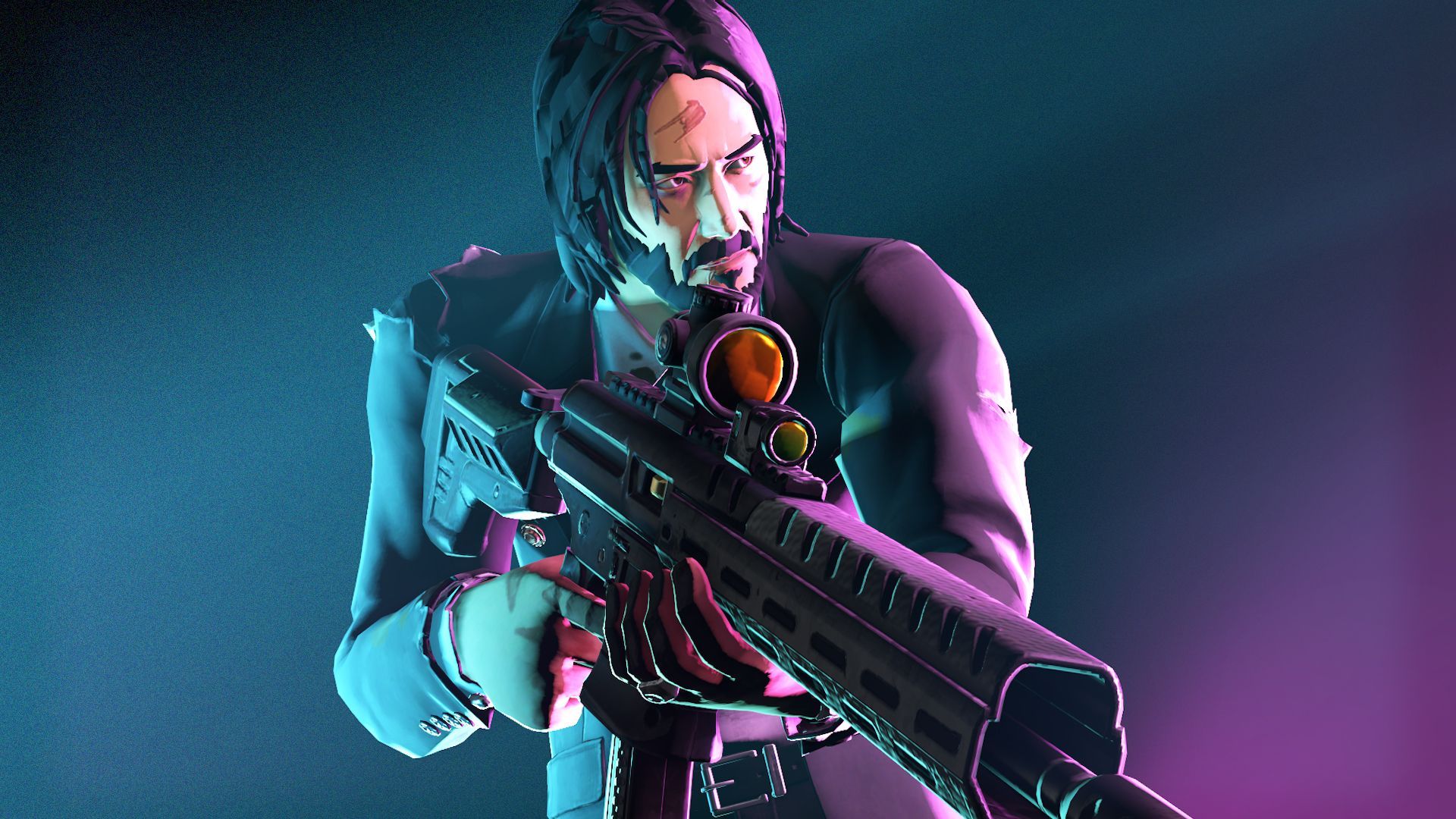 Fortnite John Wick Wallpapers