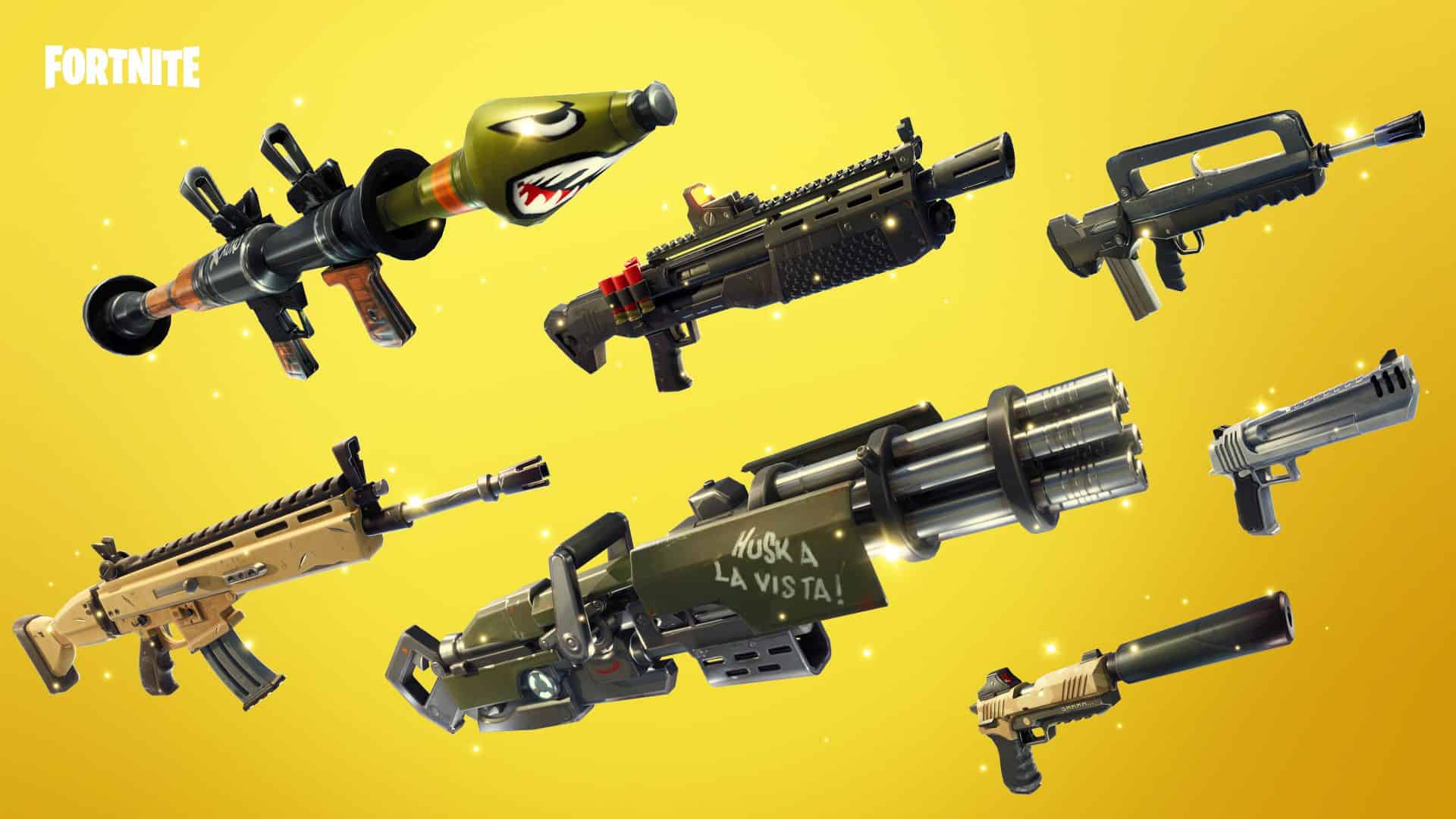 Fortnite Weapons Wallpapers