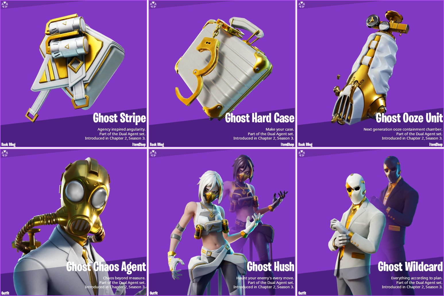 Ghost Chaos Agent Fortnite Wallpapers