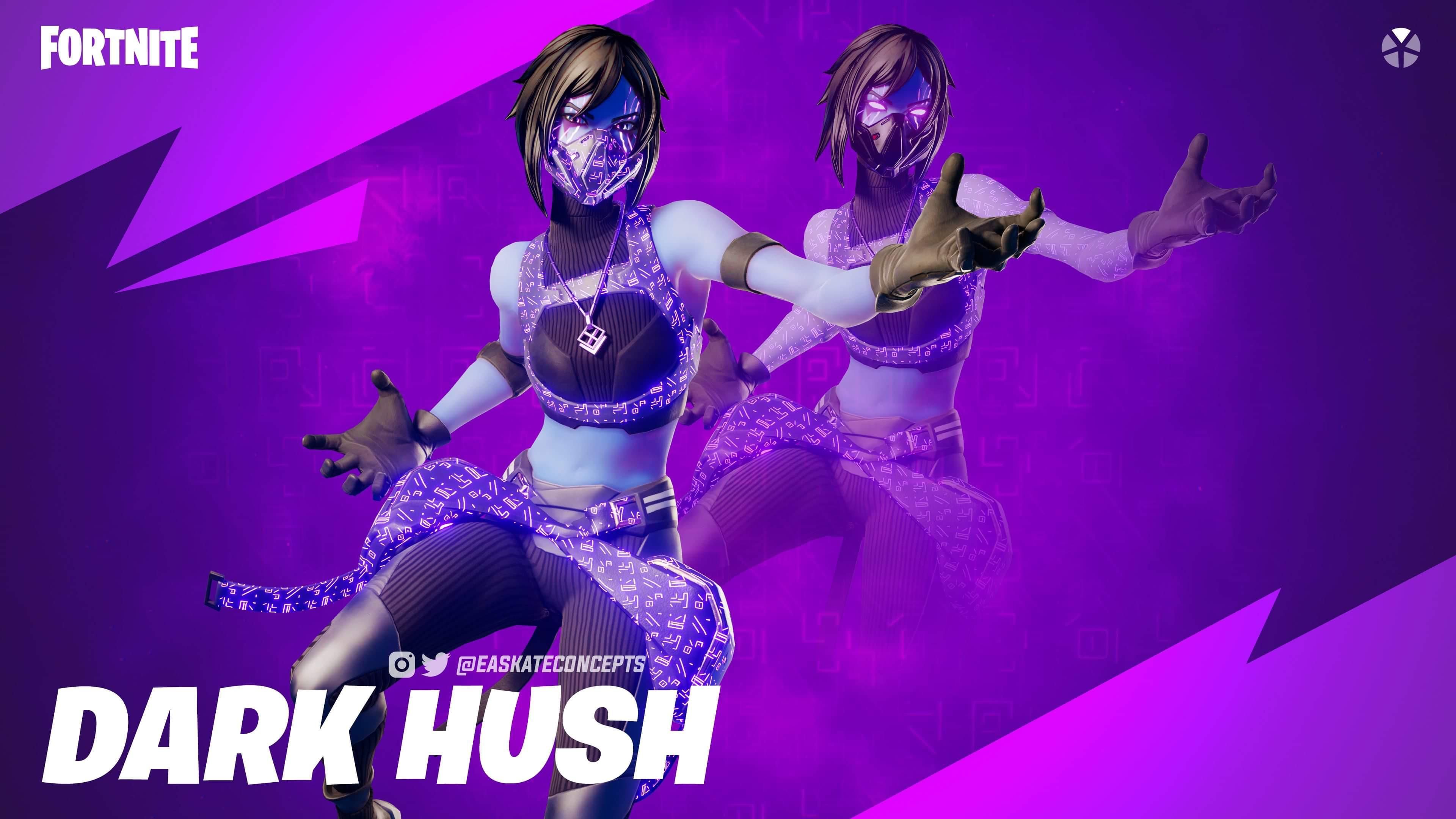 Ghost Hush Fortnite Wallpapers