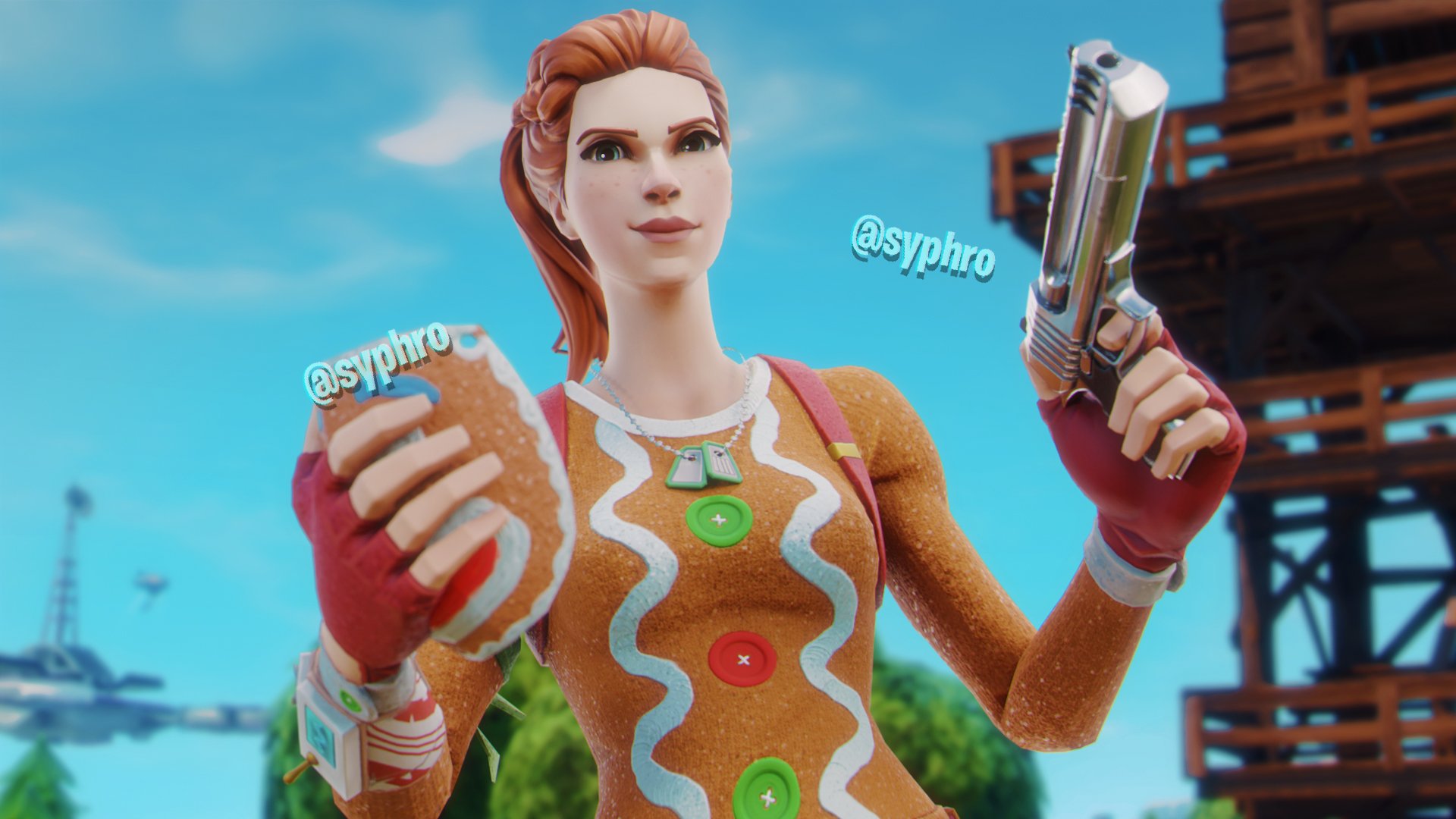 Ginger Gunner Fortnite Wallpapers