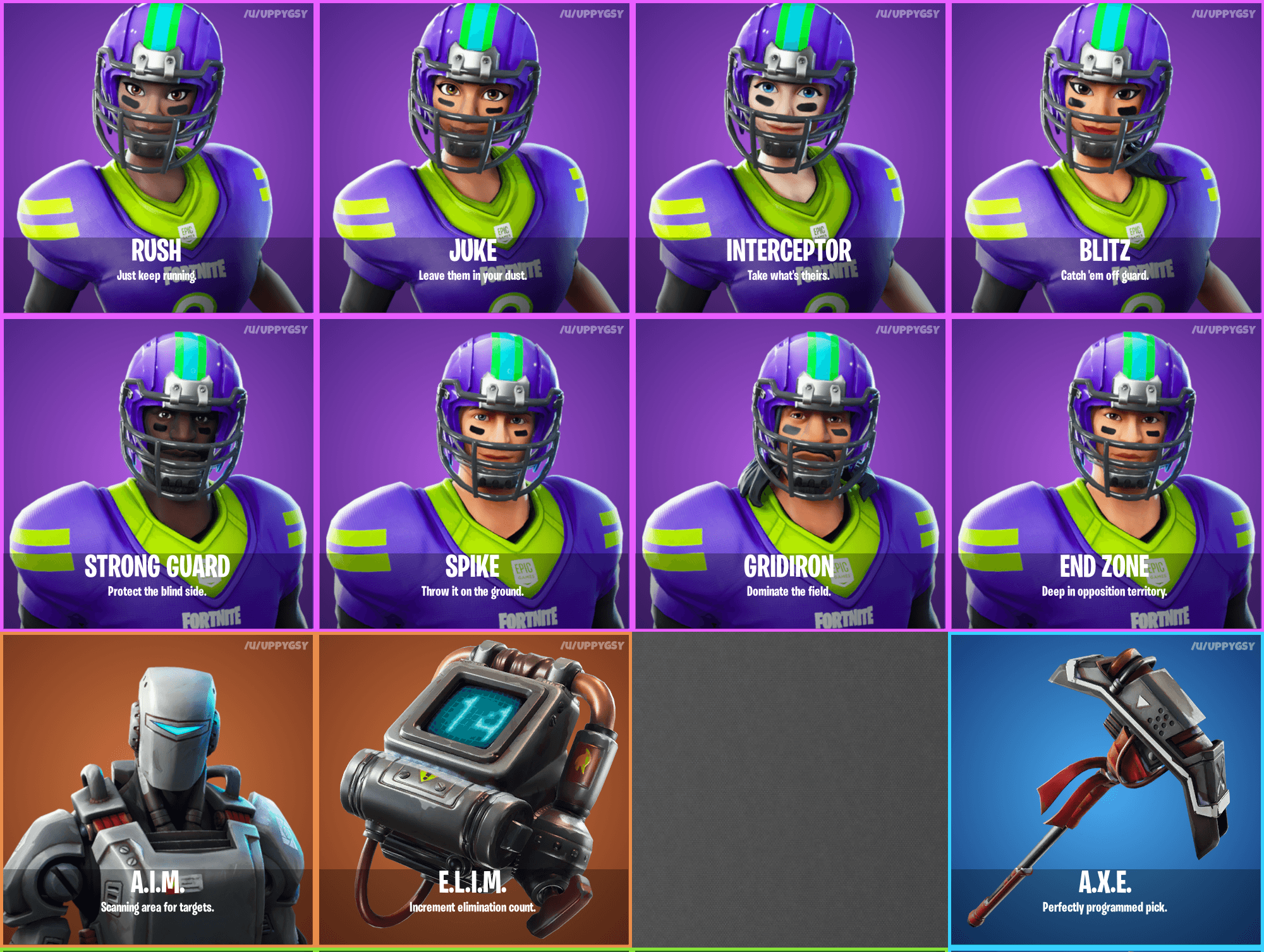 Gridiron Fortnite Wallpapers