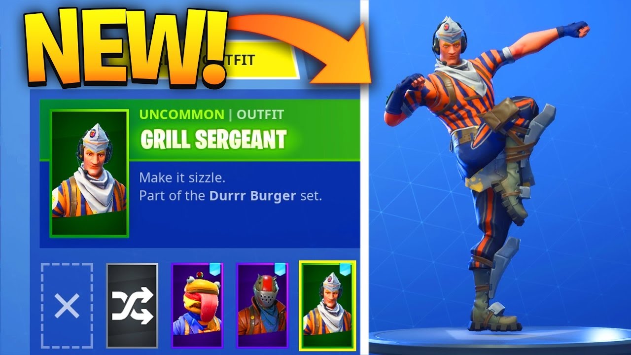 Grill Sergeant Fortnite Wallpapers