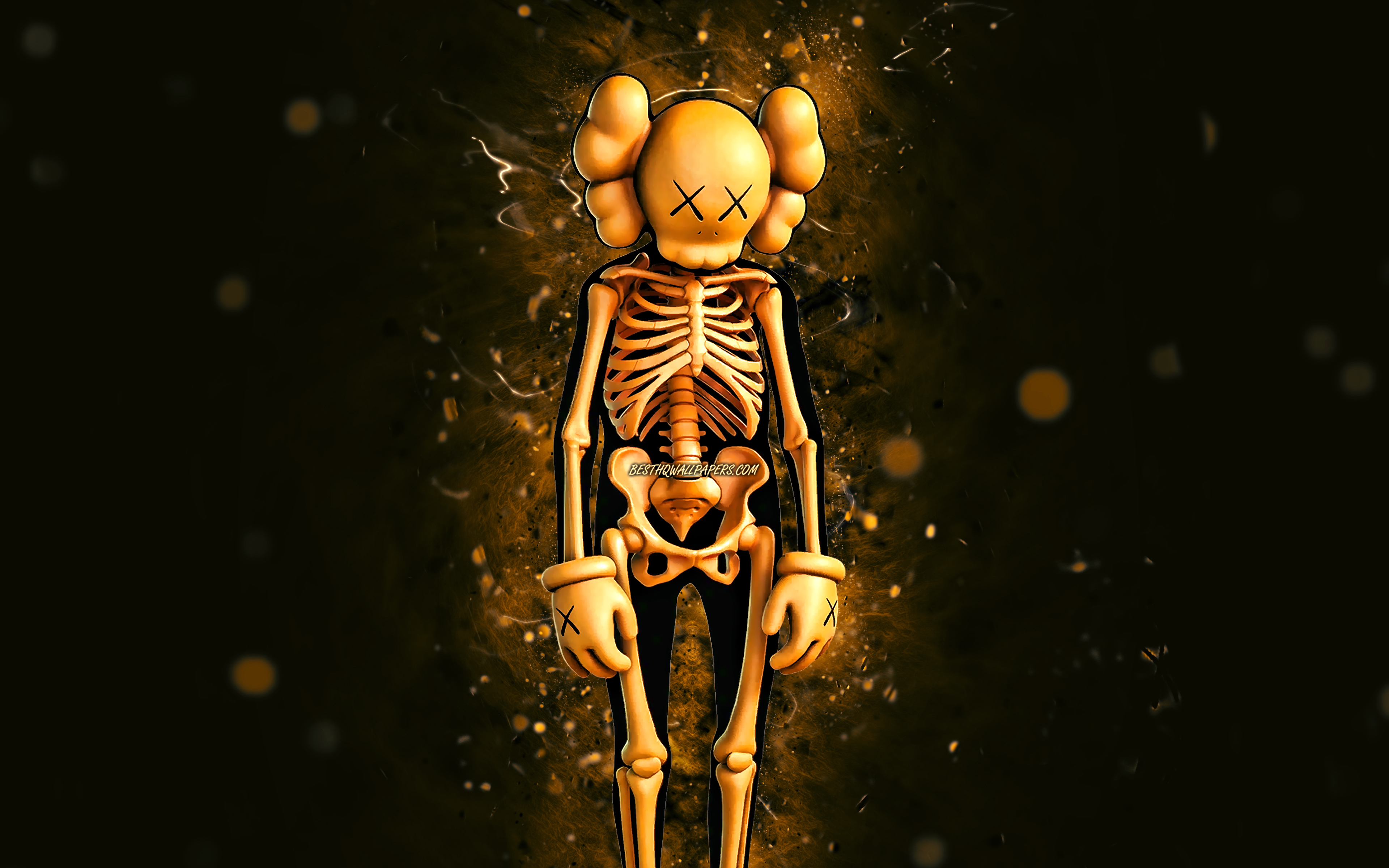 Kaws Skeleton Fortnite Wallpapers