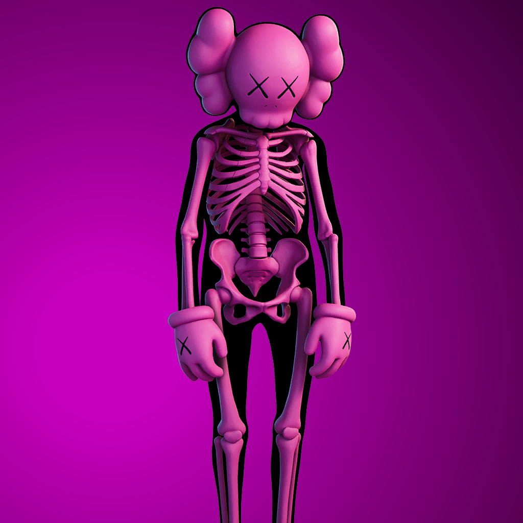 Kaws Skeleton Fortnite Wallpapers