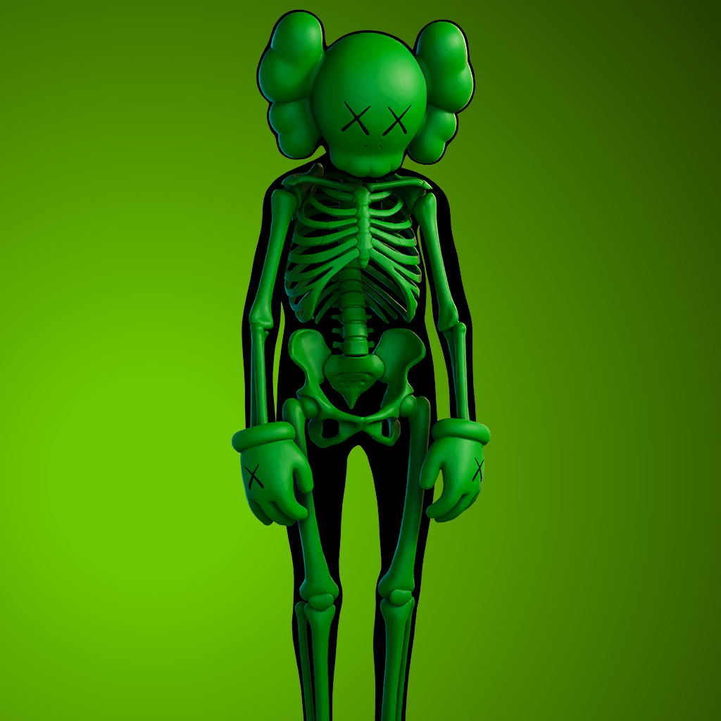 Kaws Skeleton Fortnite Wallpapers