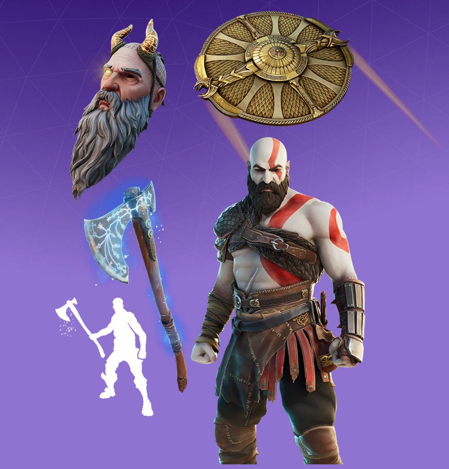 Kratos Fortnite Wallpapers