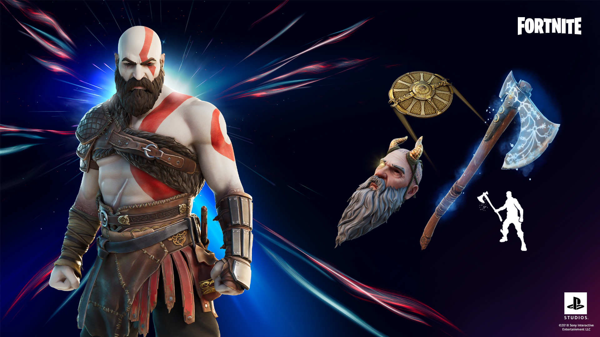 Kratos Fortnite Wallpapers