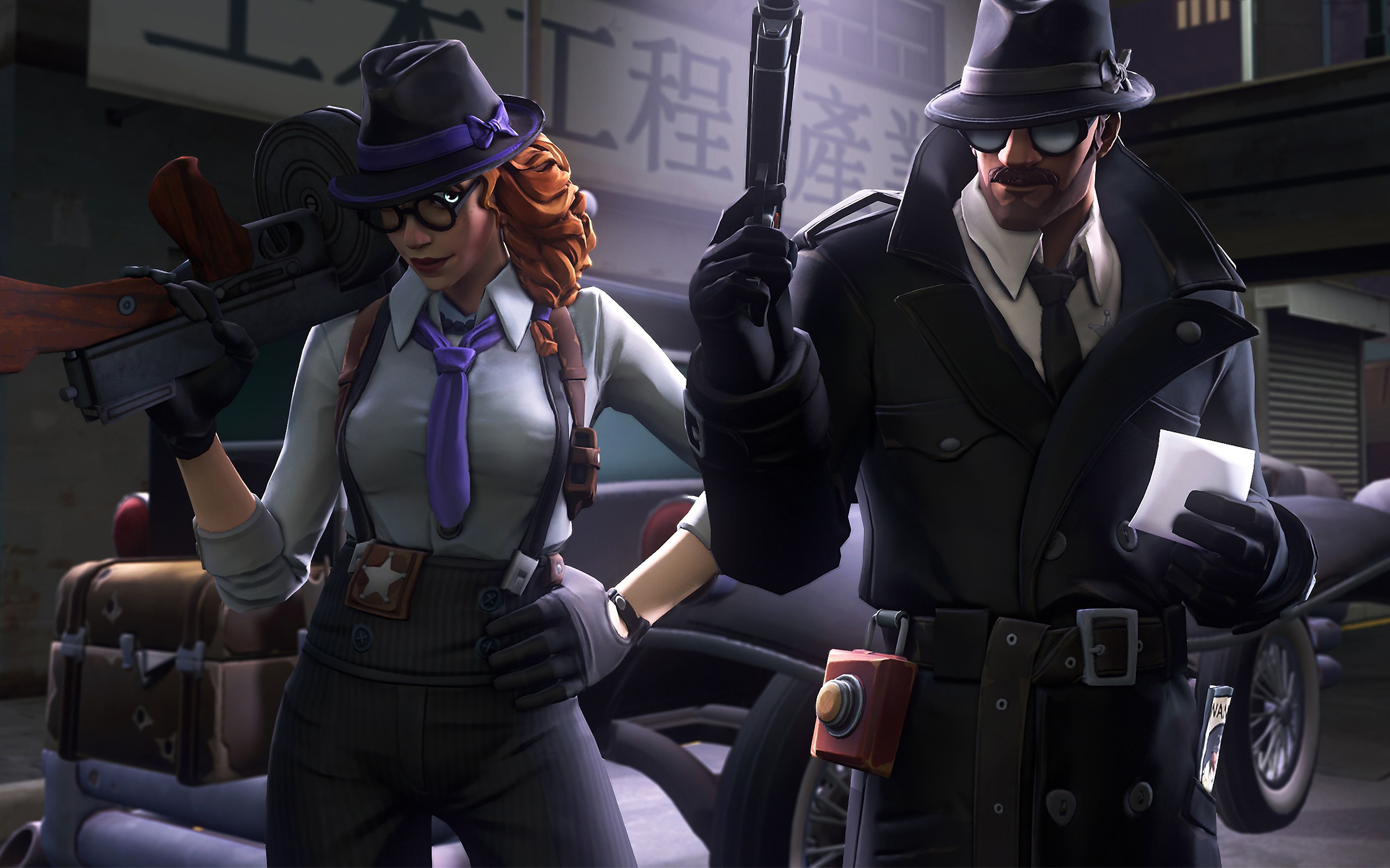 Noir Fortnite Wallpapers