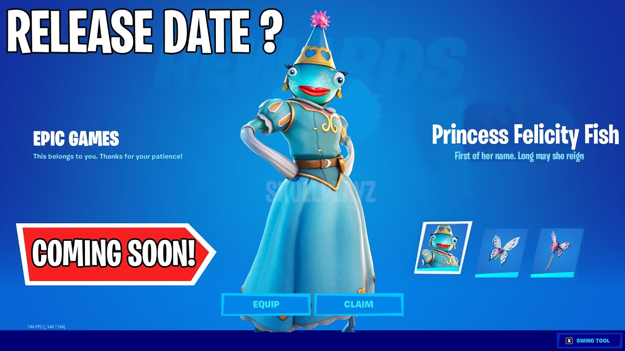 Princess Felicity Fish Fortnite Wallpapers