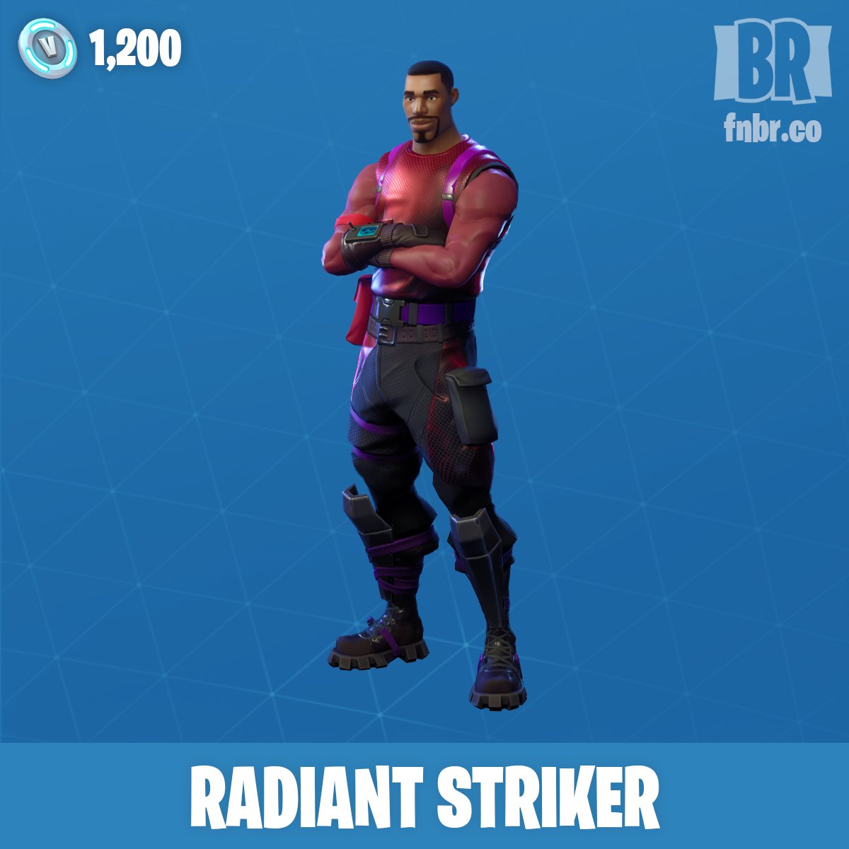 Radiant Striker Fortnite Wallpapers