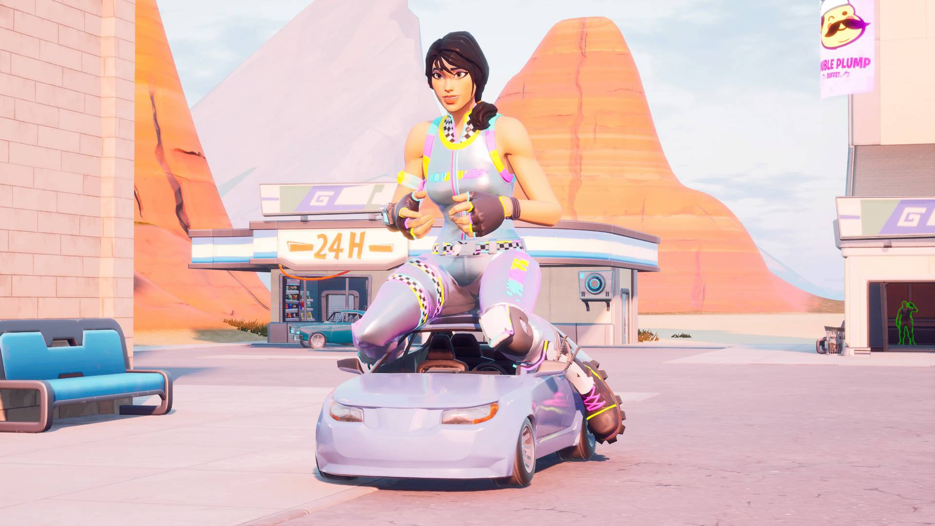 Rainbow Racer Fortnite Wallpapers