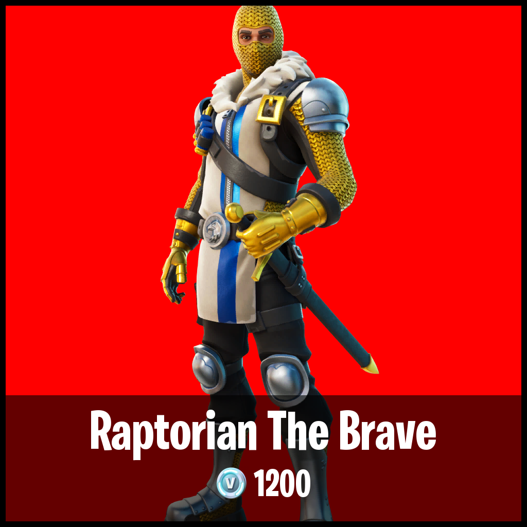 Raptorian The Brave Fortnite Wallpapers