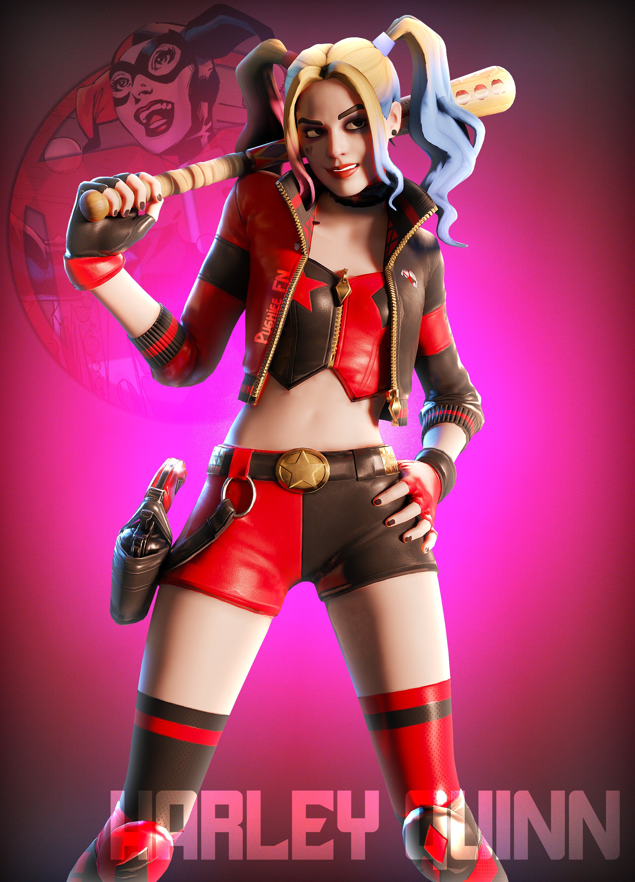 Rebirth Harley Quinn Fortnite Wallpapers