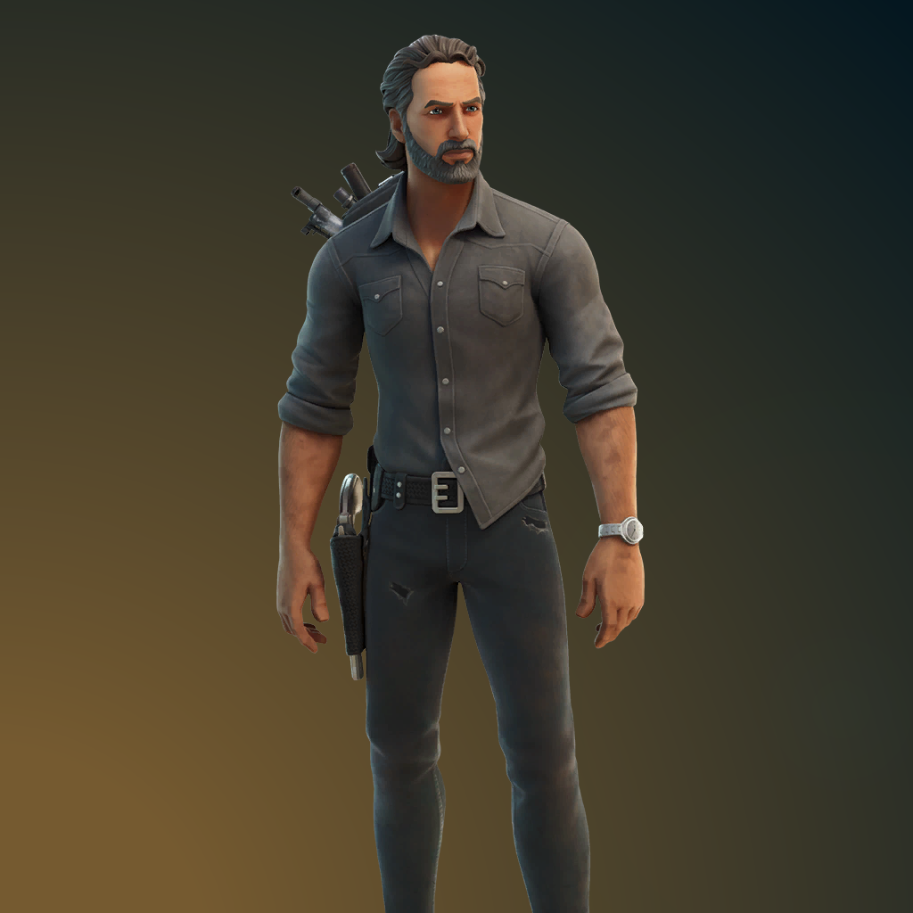 Rick Grimes Fortnite Wallpapers