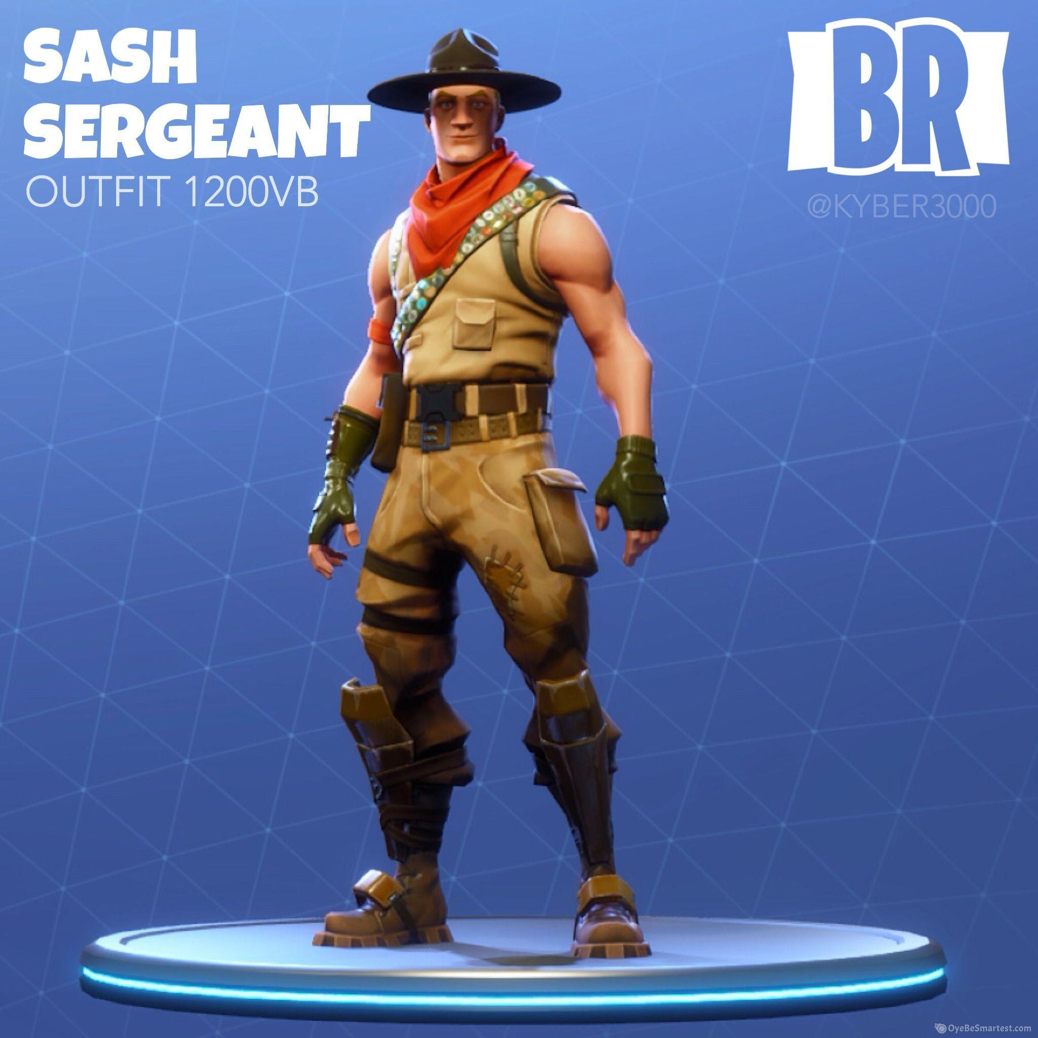 Sash Sergeant Fortnite Wallpapers