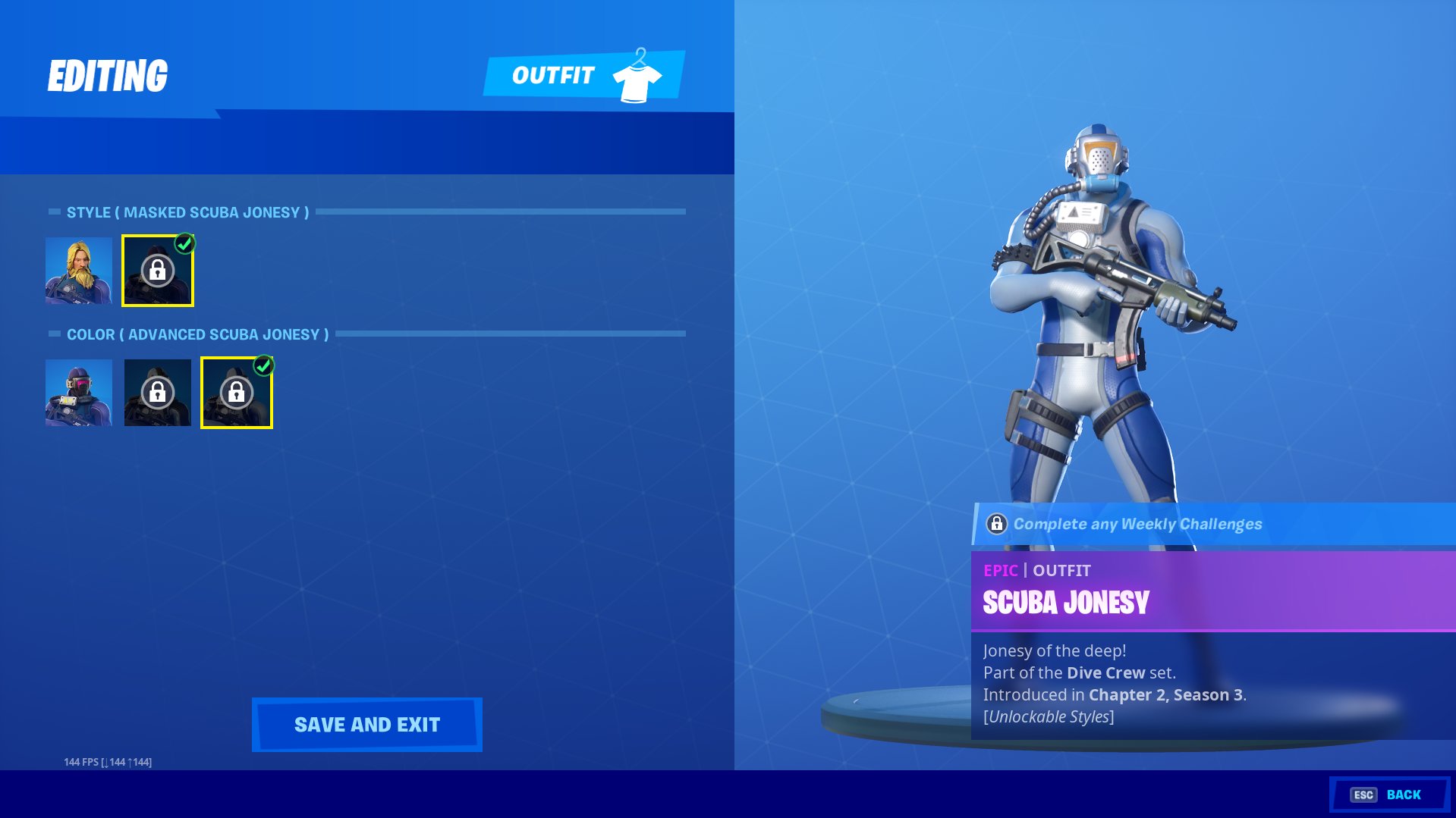 Scuba Jonesy Fortnite Wallpapers