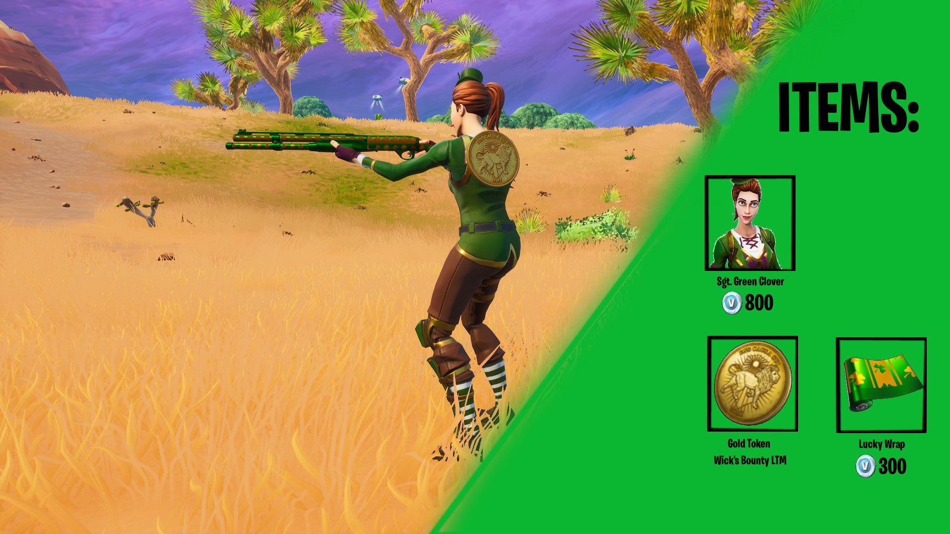 Sgt. Green Clover Fortnite Wallpapers