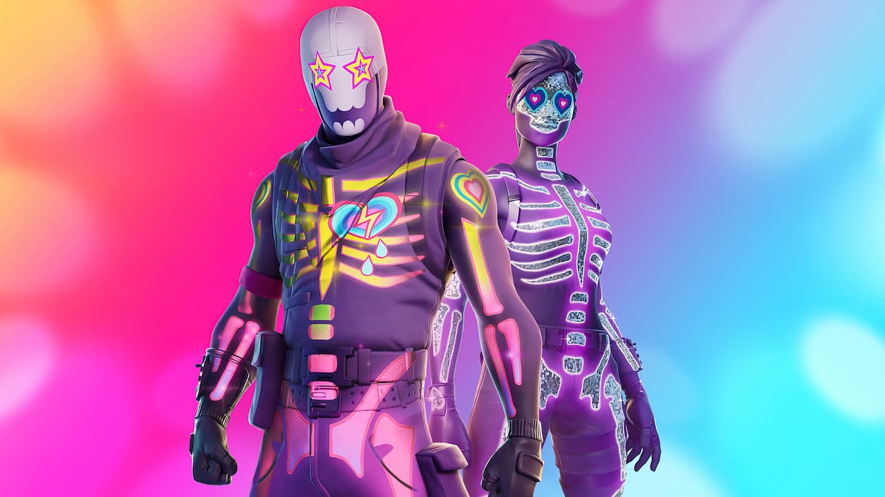 Sparkle Skull Fortnite Wallpapers