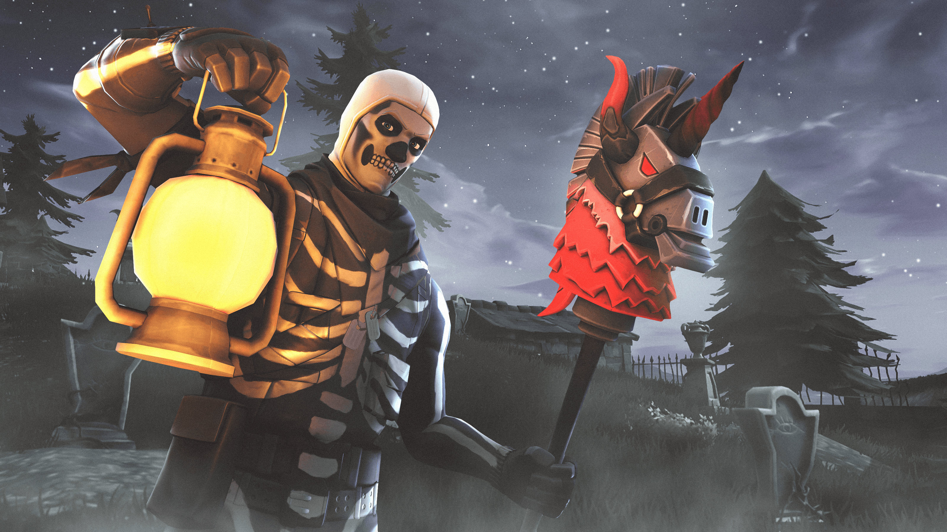 Spooky Team Leader Fortnite Wallpapers