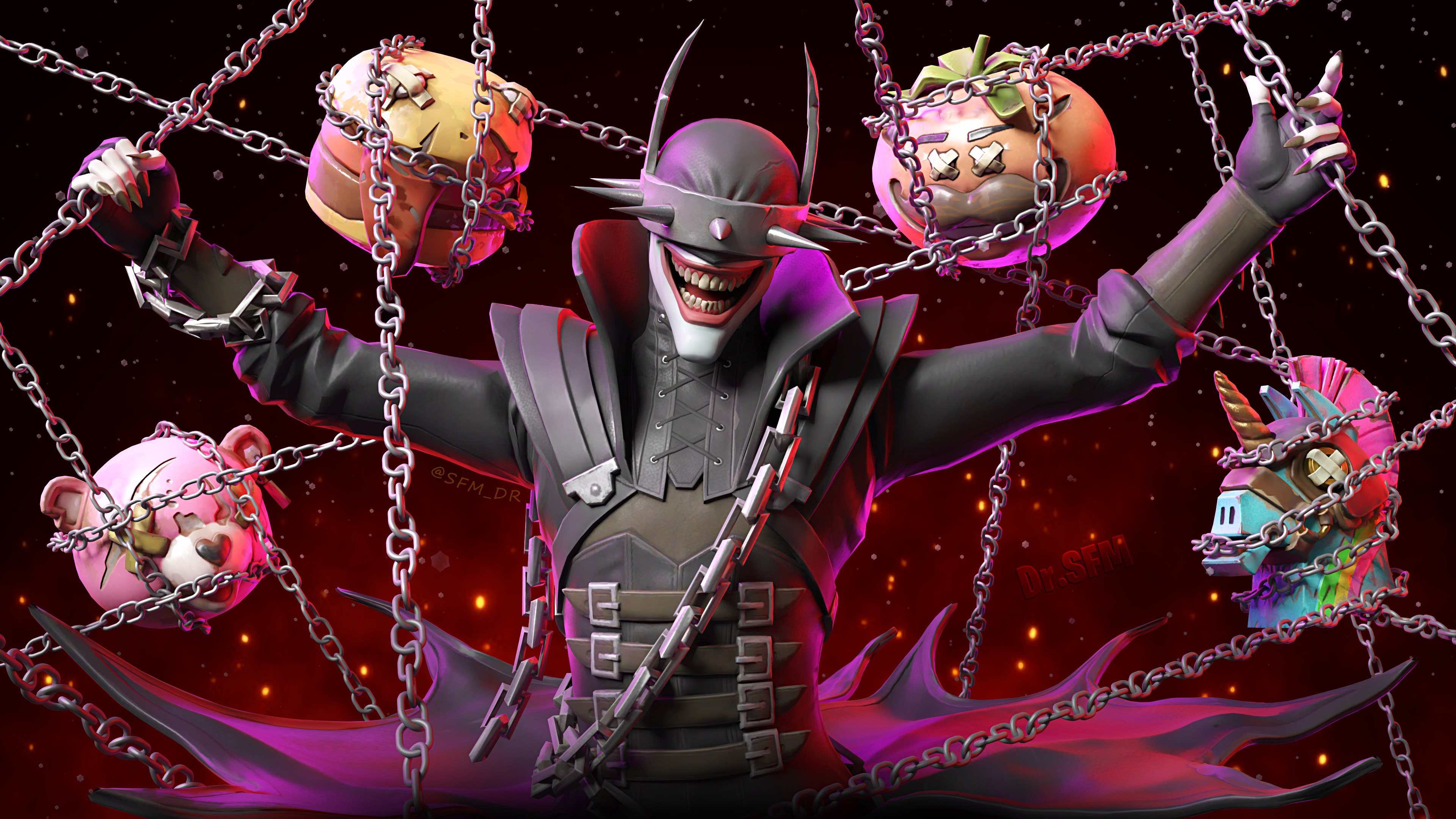 The Batman Who Laughs Fortnite Wallpapers