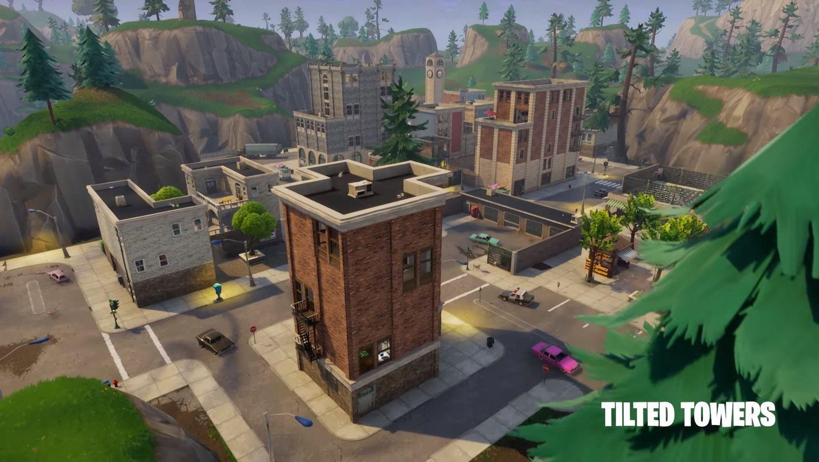 Tilted Towers Fortnite Wallpapers