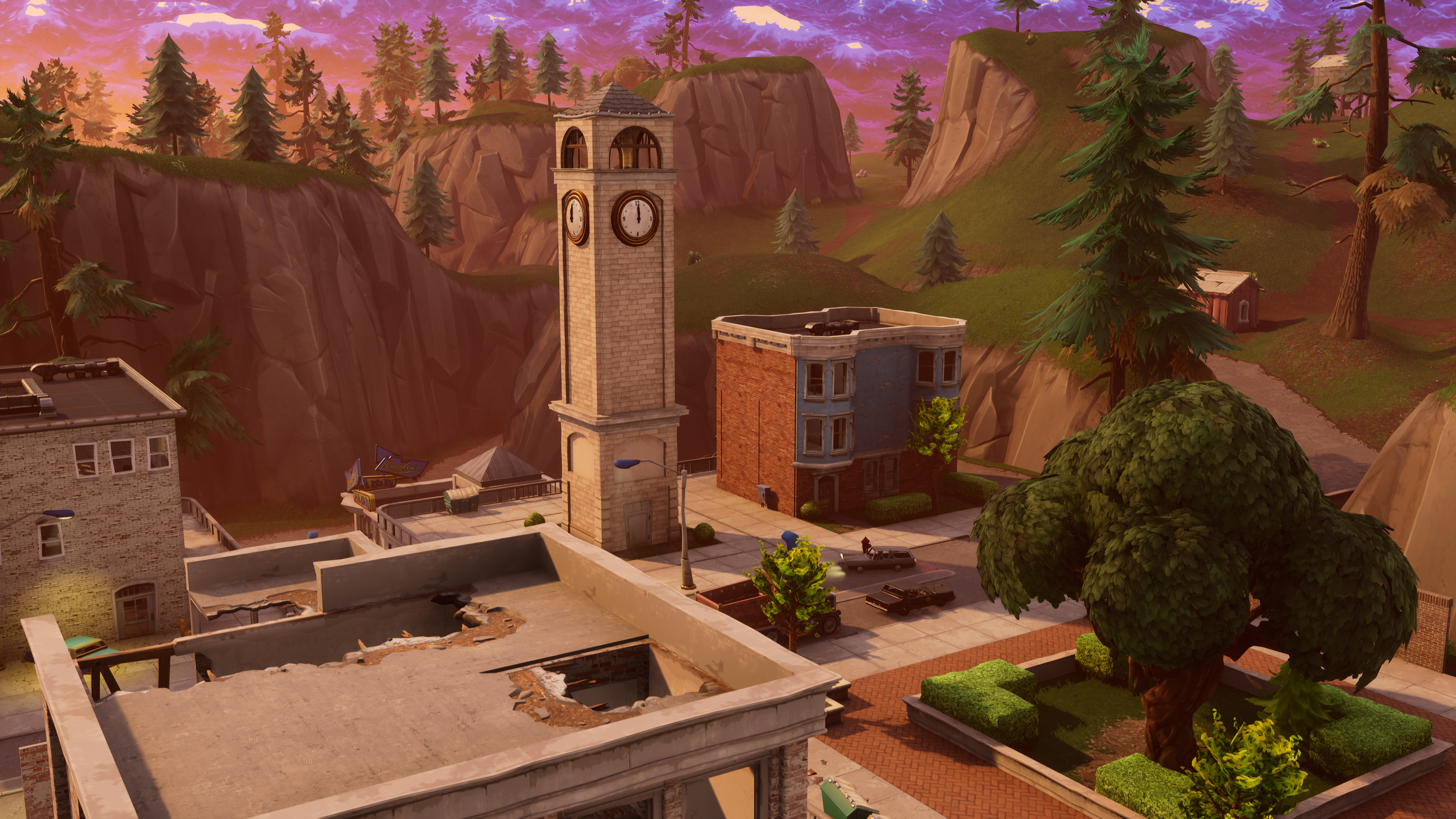 Tilted Towers Fortnite Wallpapers