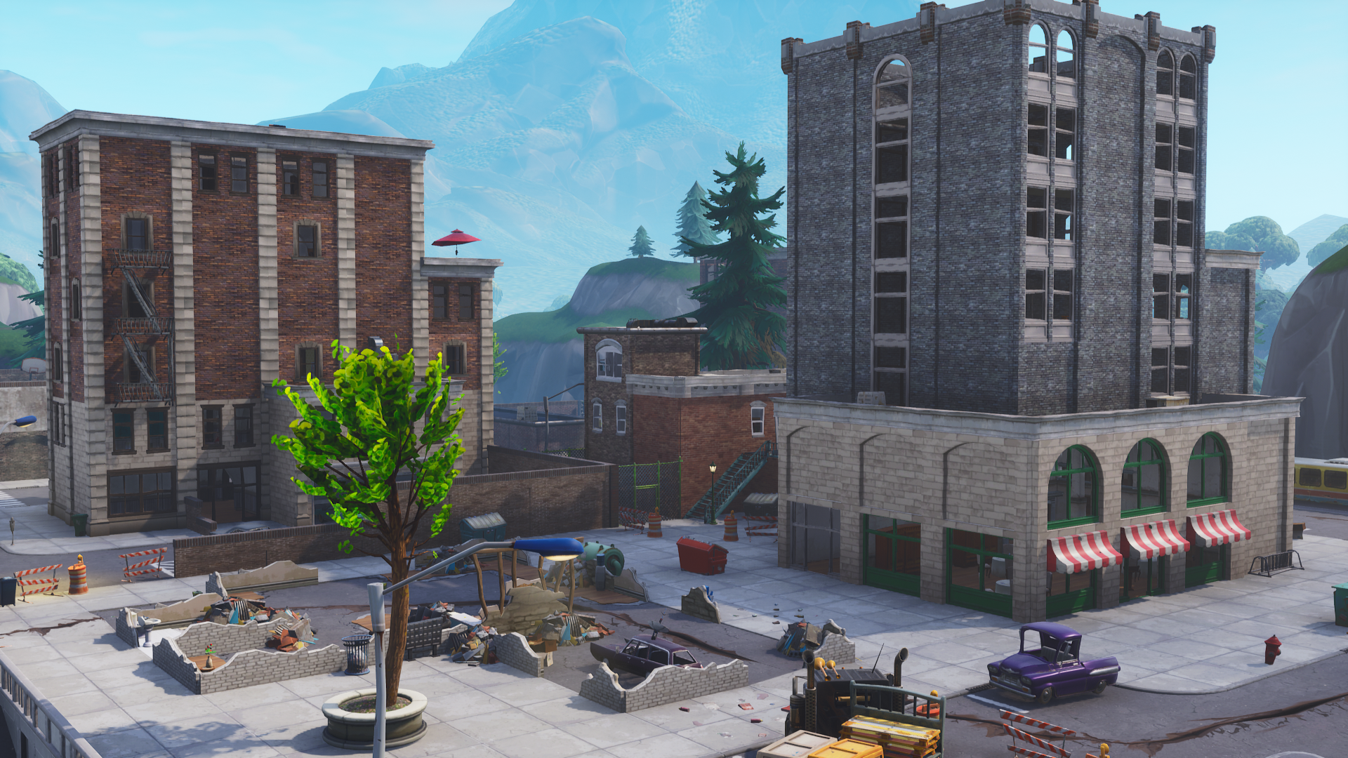 Tilted Towers Fortnite Wallpapers