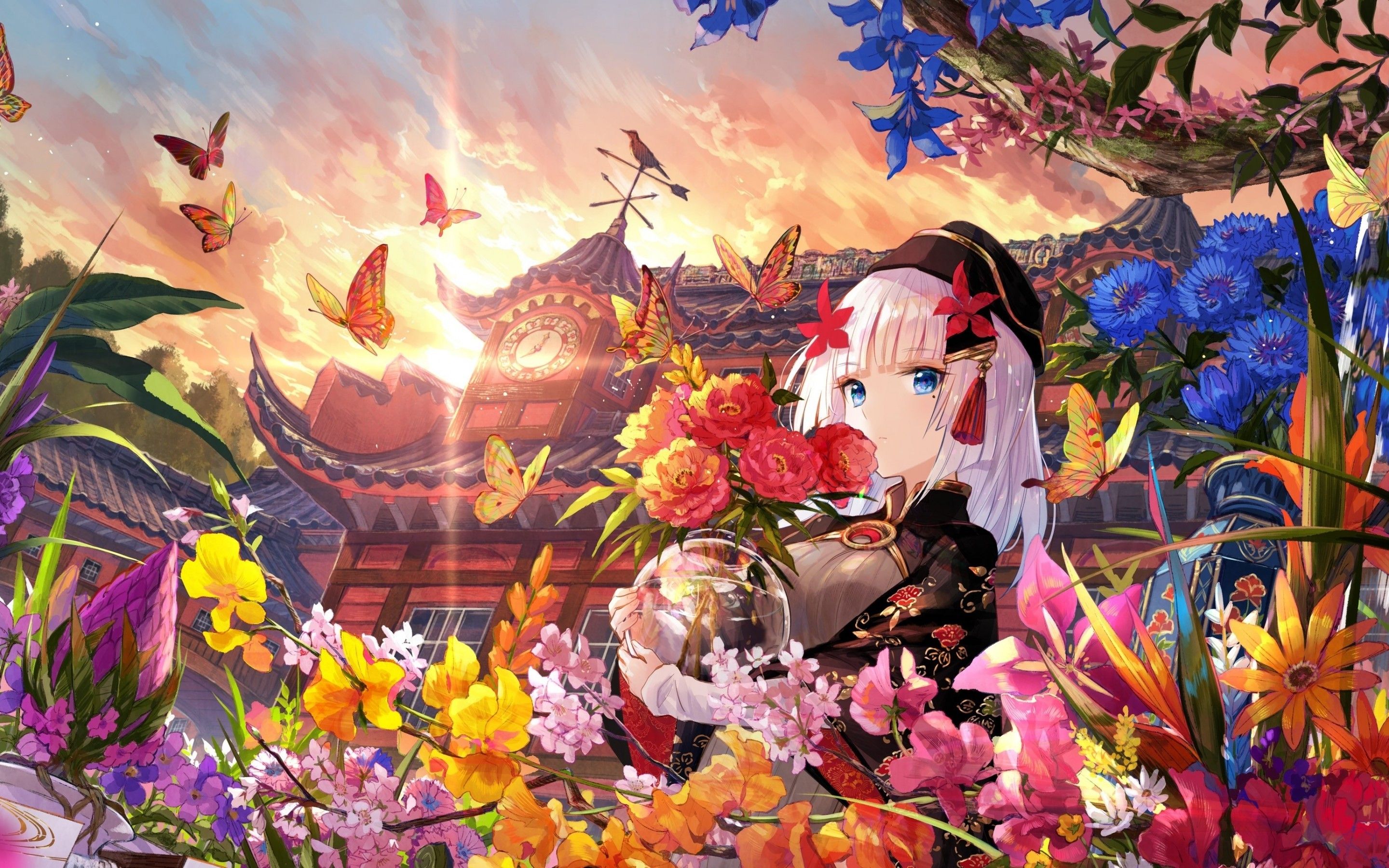 Beautiful Anime Flower Wallpapers