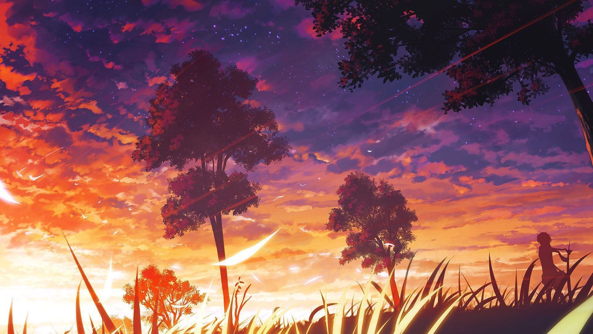 Beautiful Anime Landscapes Wallpapers