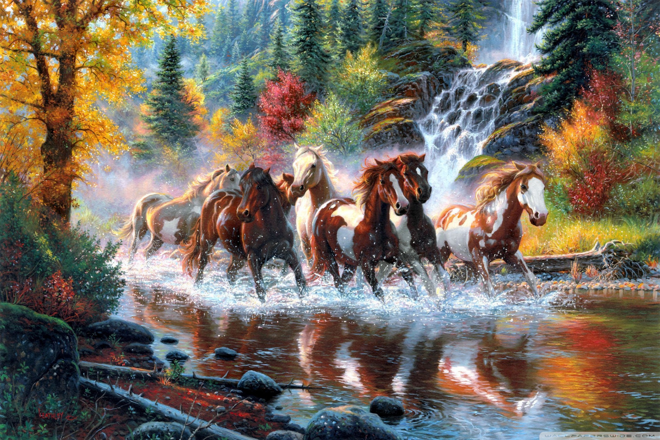 Beautiful Autumn Horses Wallpapers Wallpapers