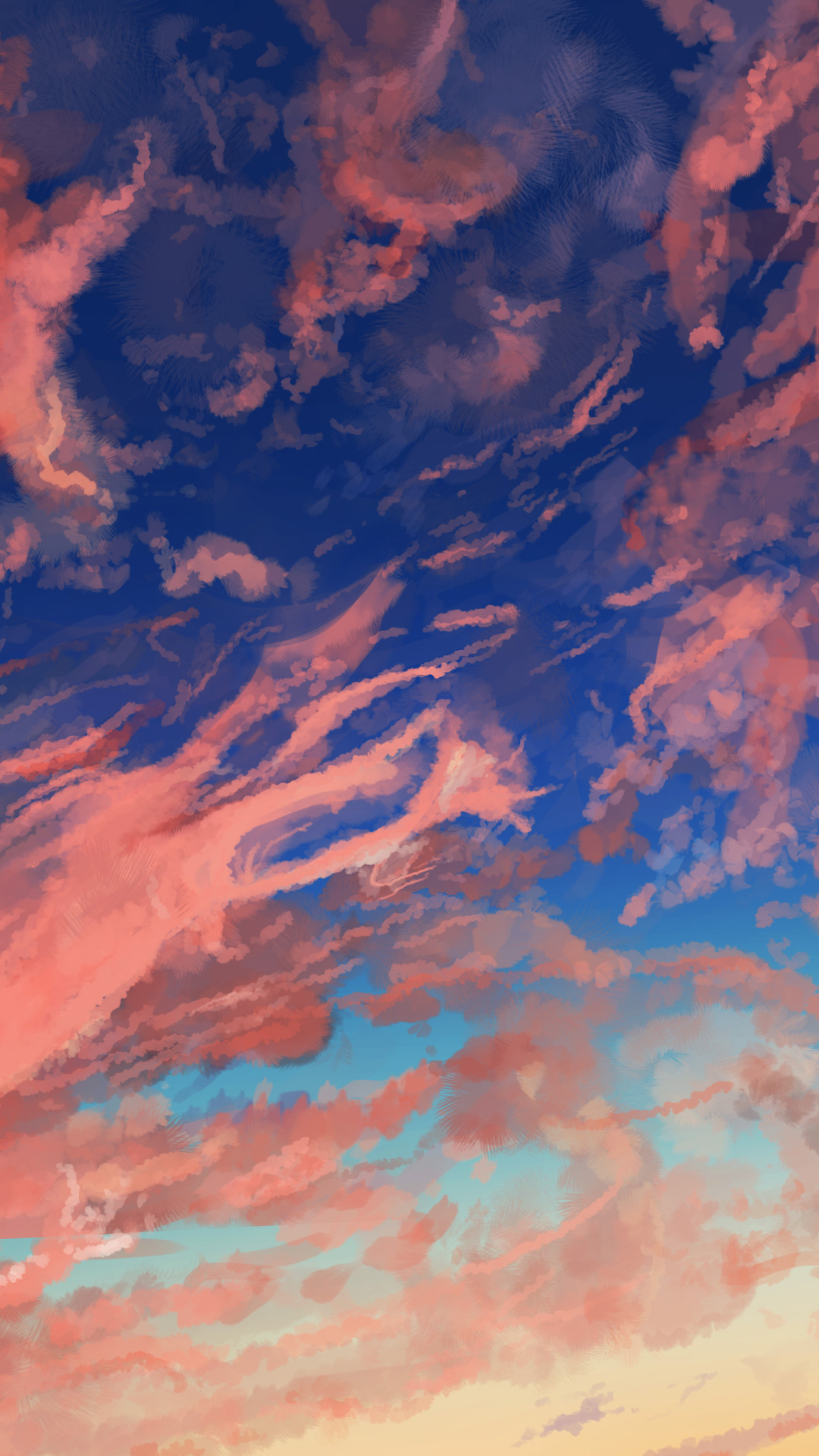 Beautiful Cloudy Sky Anime Wallpapers Wallpapers