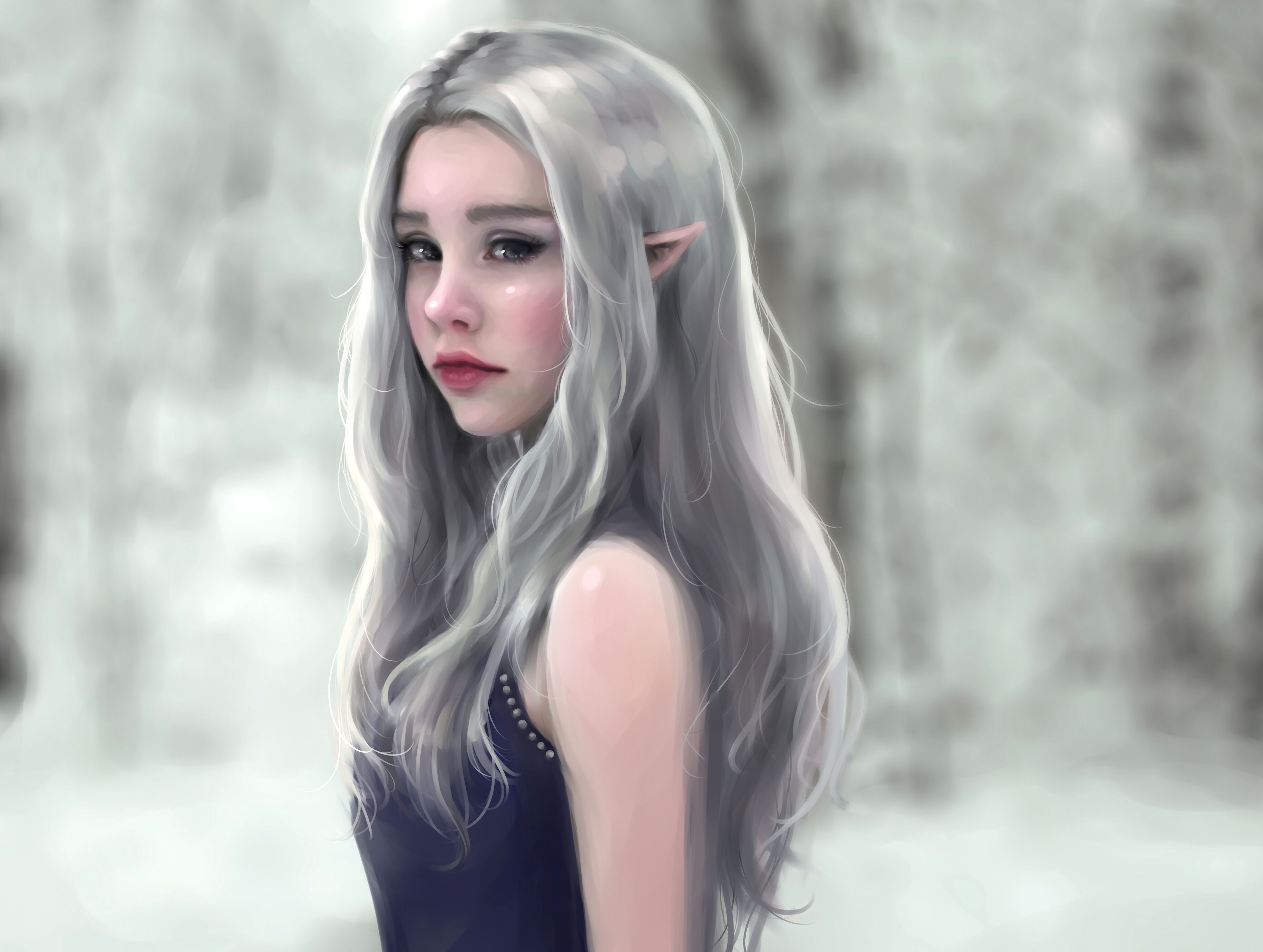 Beautiful Elf Girl Wallpapers