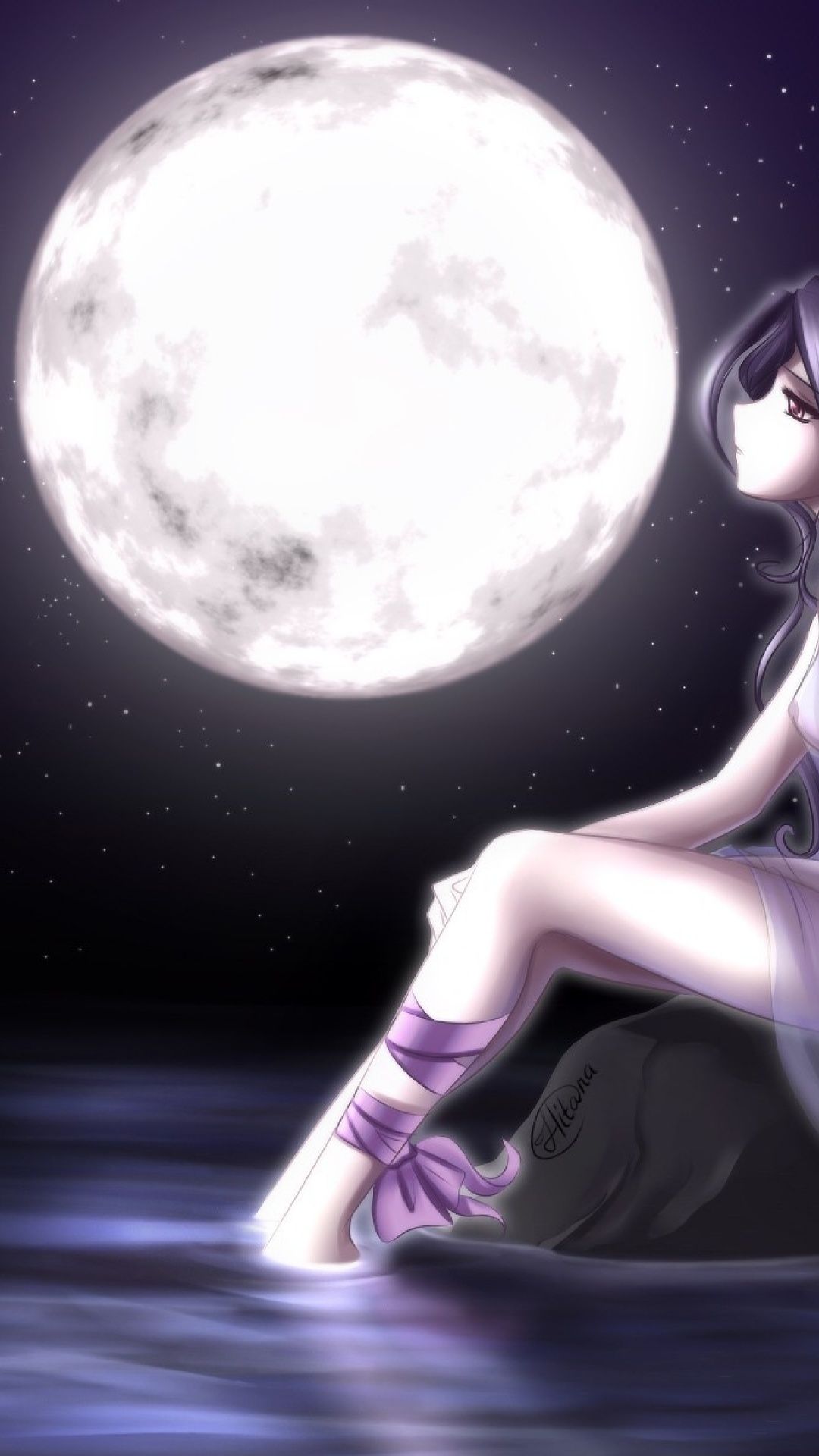 Beautiful Purple Moon Wallpapers