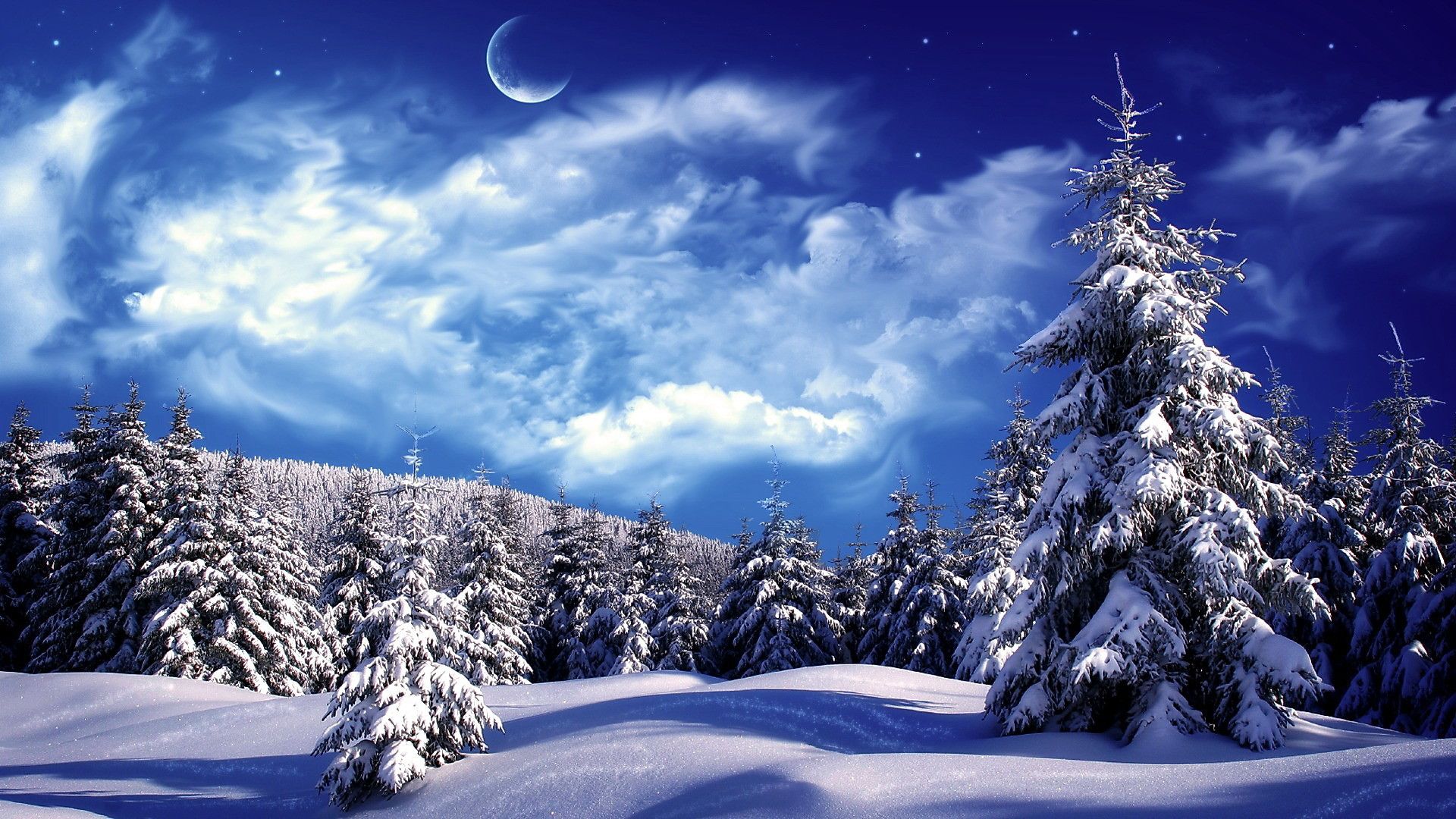 Beautiful Snow Scenes Wallpapers