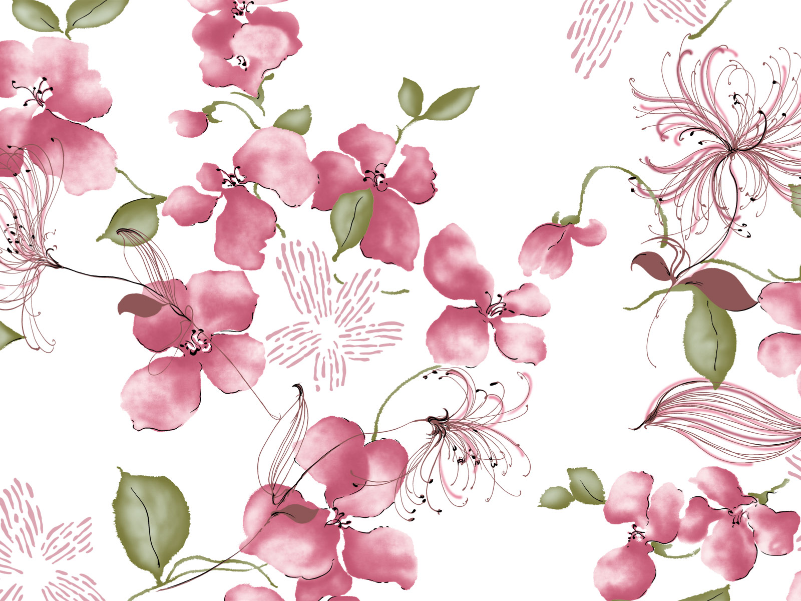 Beautiful Vintage Flower Wallpapers