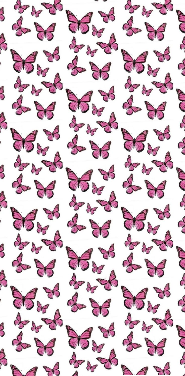 Cute Aesthetic Pink Butterfly Wallpapers Wallpapers
