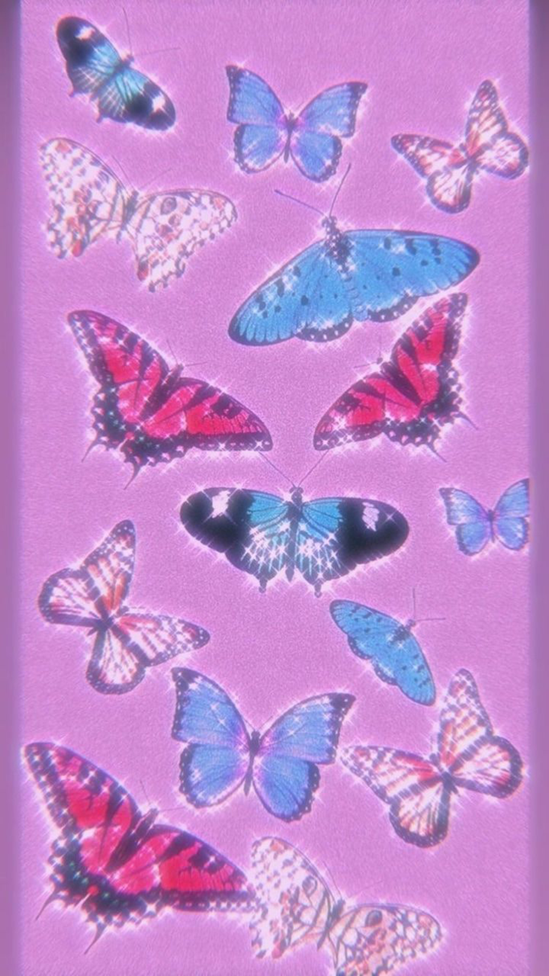 Cute Aesthetic Pink Butterfly Wallpapers Wallpapers